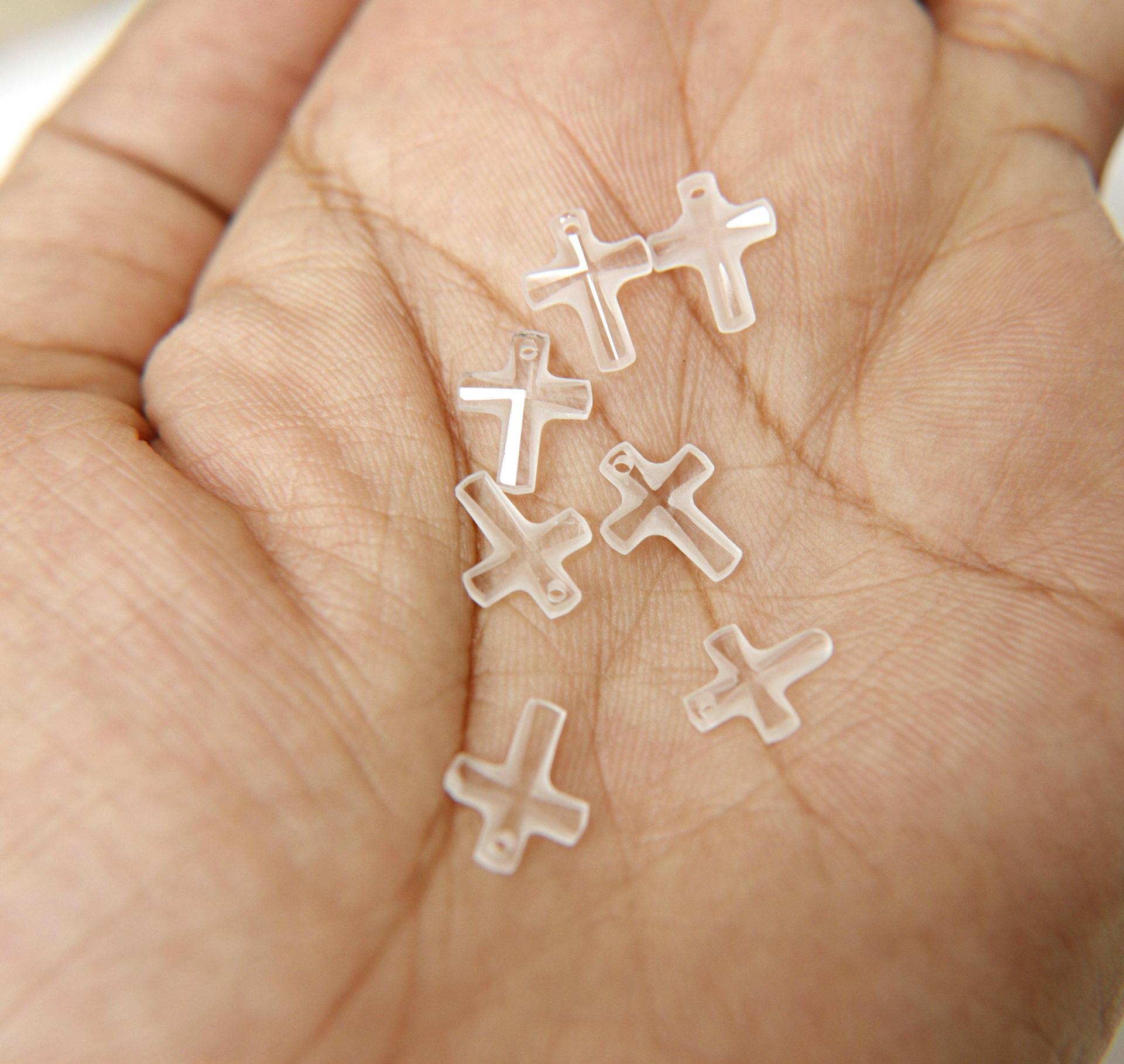 Swarovski Elements 12x10mm Swarovski Crystal Classic Cross Pendant (3 Colors) 6860 Jewelry supplies, charms, pendants, jacket embellishment