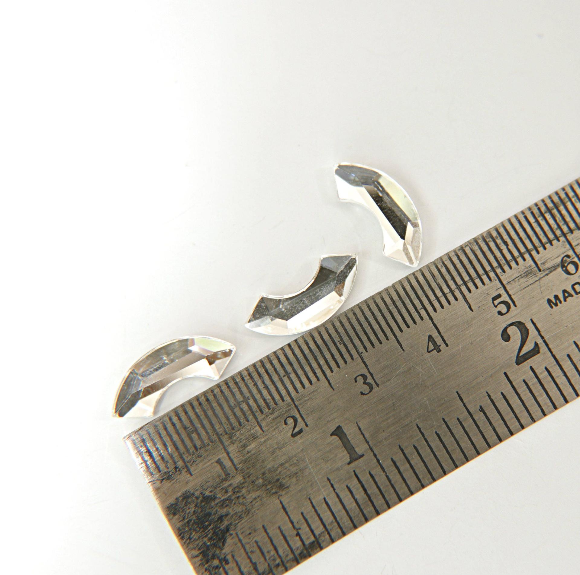 SWAROVSKI 2037 Eclipse Flat Back non hotfix crystal Crystal/Light Siam/Crystal AB/ Light Smoked Topaz/Aquamarine 6/24 Pieces