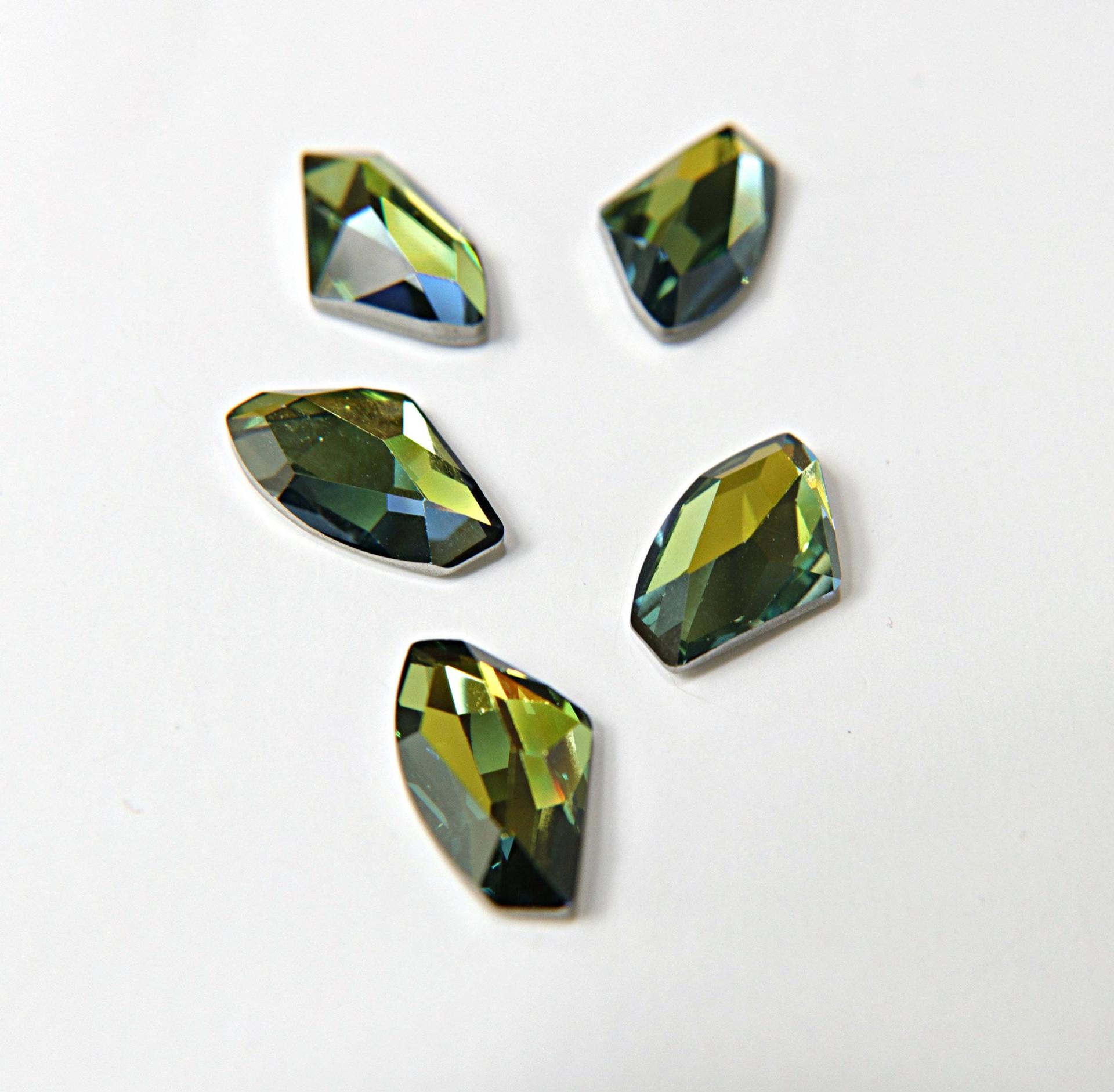 SWAROVSKI 4756 Galactic Flat Fancy Stone 19X11.5MM Crystal/Sahara/Crystal Copper/Jet 2/6/24 Pieces