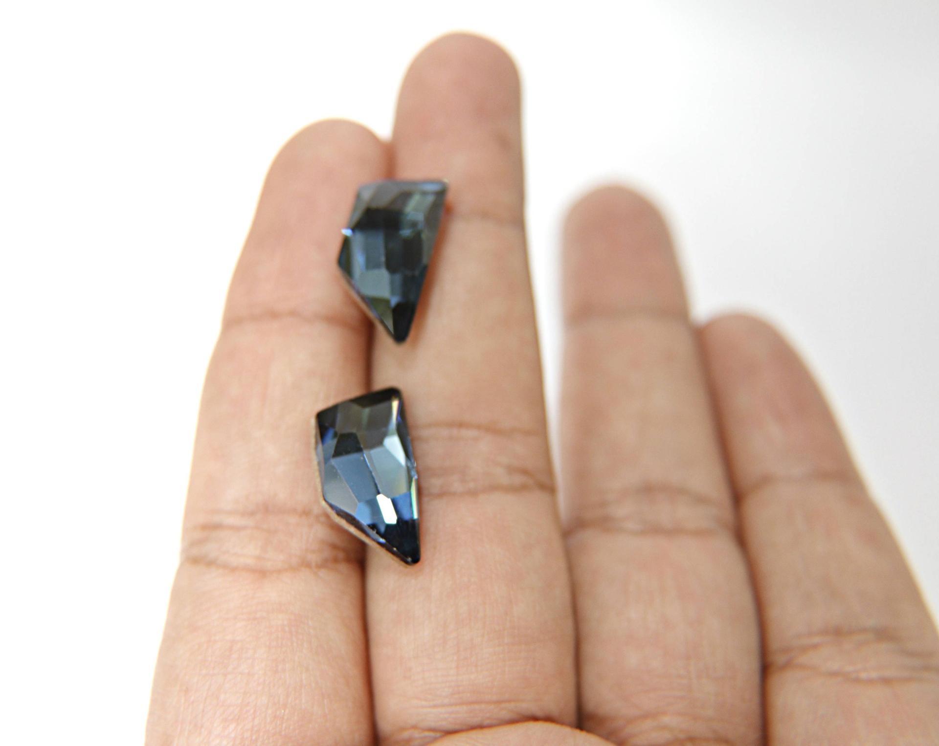 SWAROVSKI Fancy Stone 19X9 MM Crystal/Antique Pink/Montana 2/6/24 Pieces