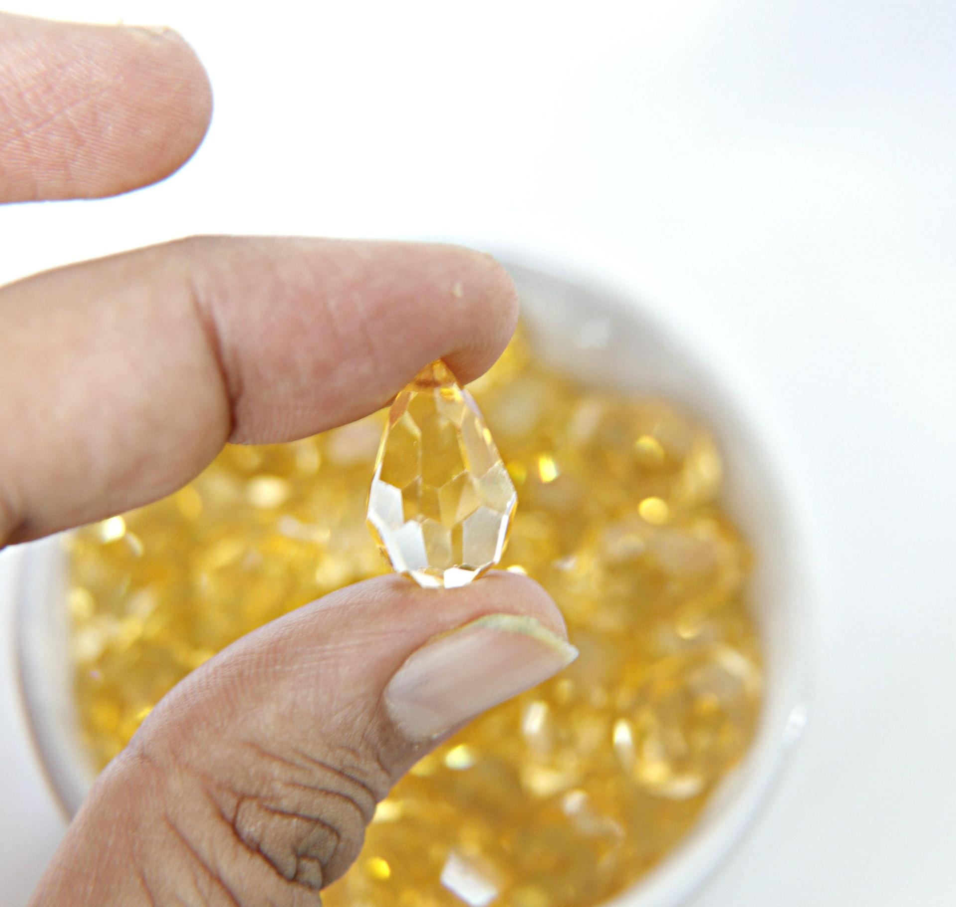 Vintage Swarovski crystal Drops 12 x 20 MM Fancy Crystal drops 1/5 Pieces vintage premium findings, jewlery making, earring findings, drops