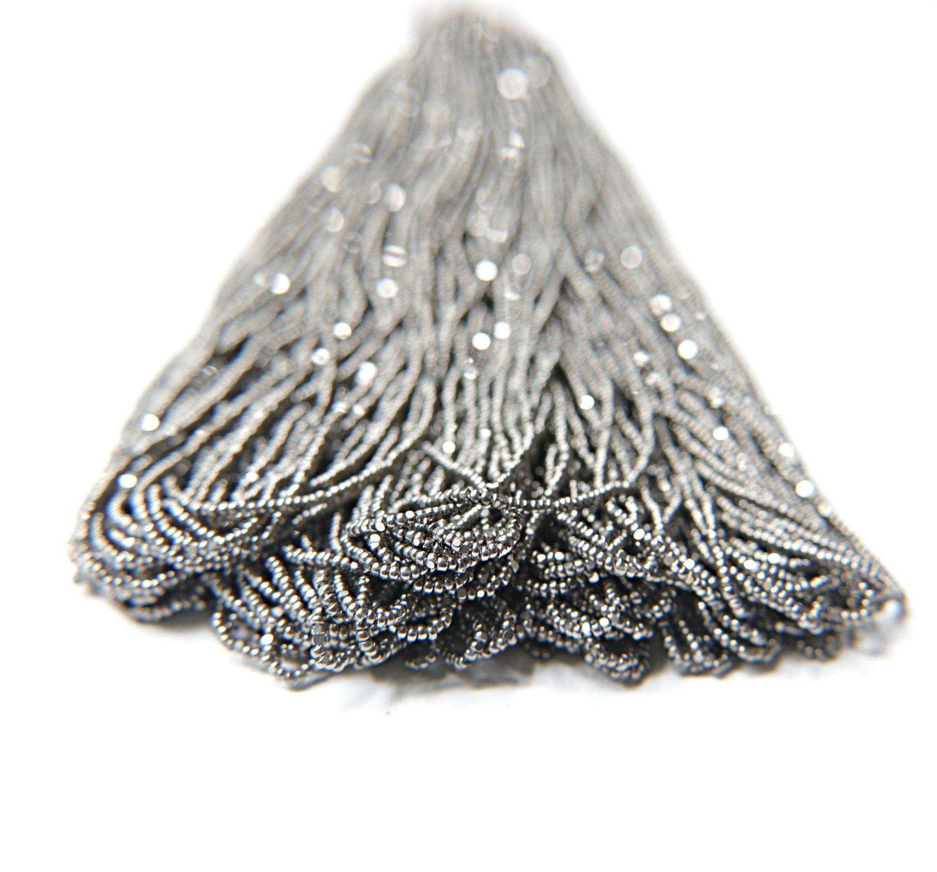11/0 Hanks Charlotte Cut Beads 5555 Gun Metal 1/5/25/50/100 Hanks 2.0mm glass beads, jewelry supply, findings, craft supply, vintage beads