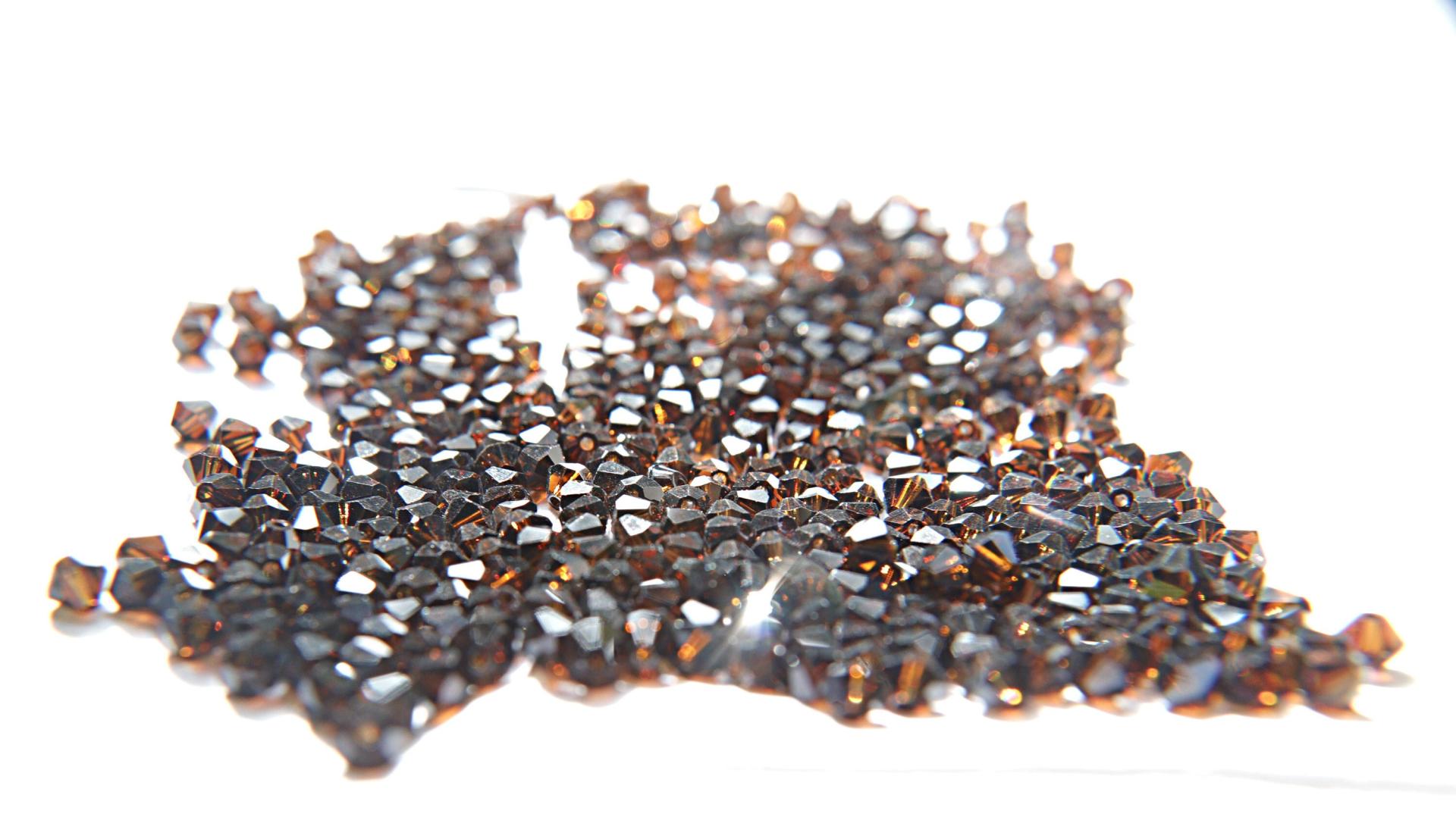 3mm Mocca Swarovski Bicone beads 36/72/144/432/720 Pieces (396) Jewelry findings, embroidery materials, jewelry making, craft supplies