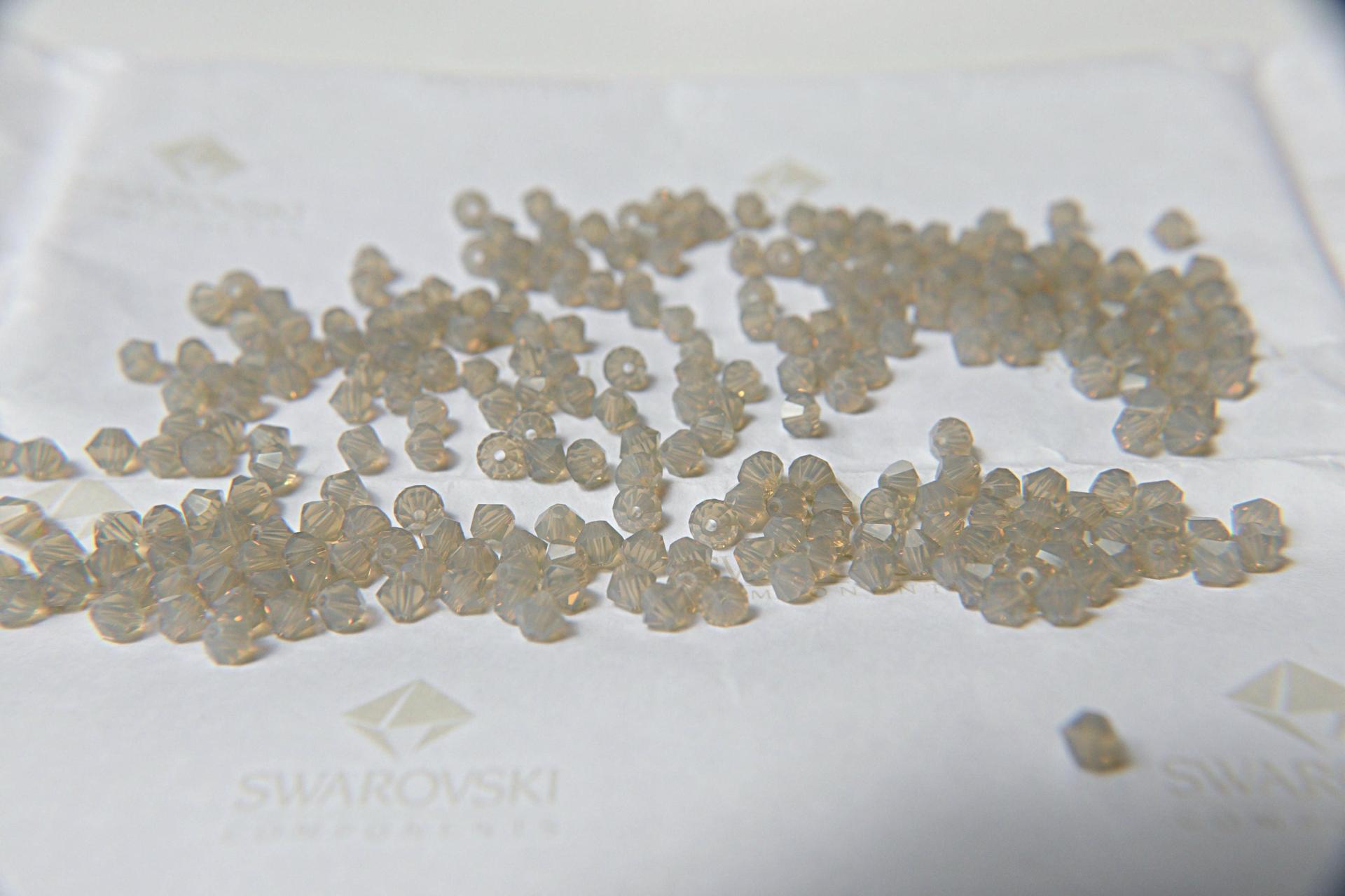 3mm Sand Opal Swarovski Bicone Beads 36/72/144/432/720 Pieces (287) Jewelry findings, embroidery materials, jewelry making, craft supplies