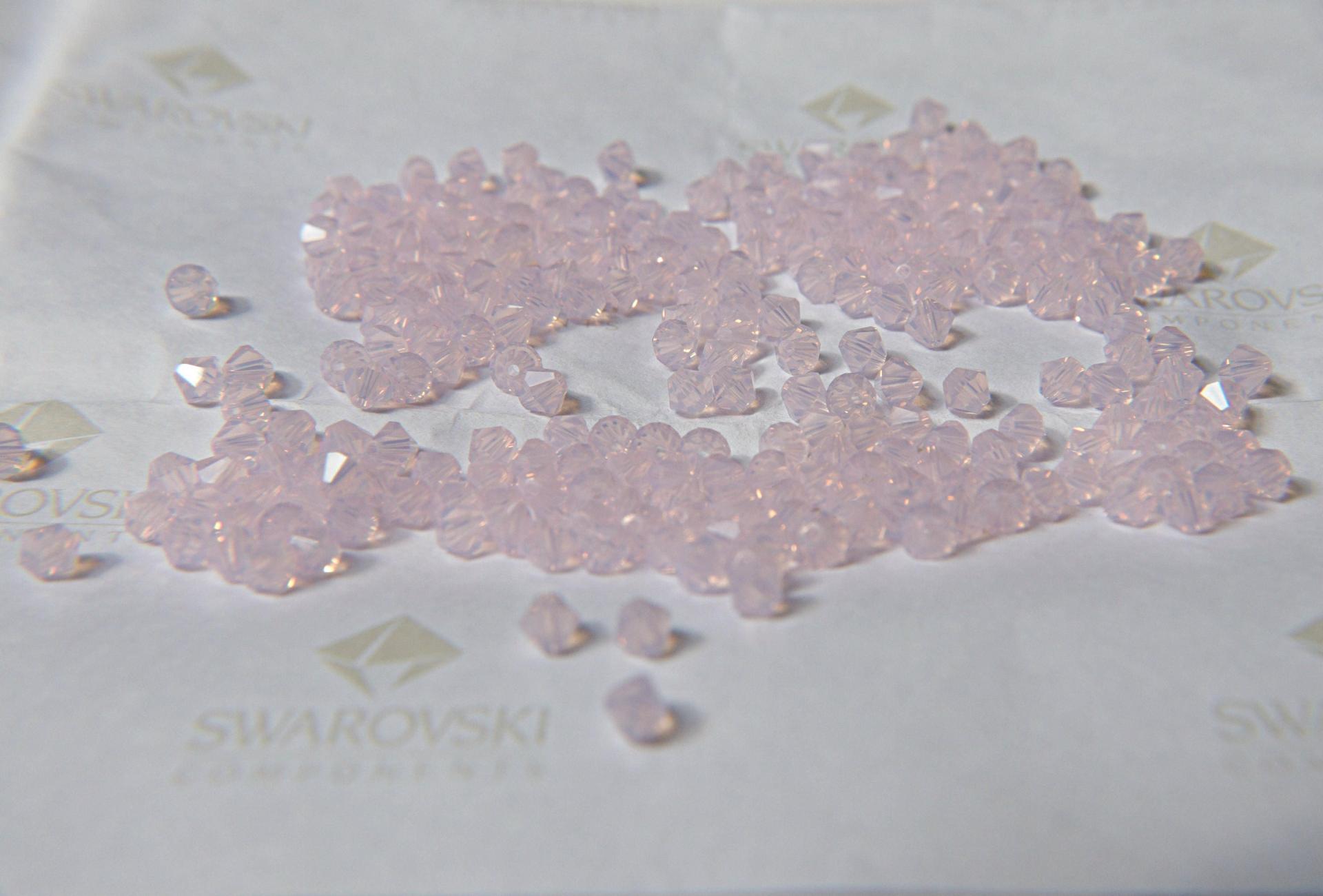 3mm Rose Water Opal Swarovski Bicones beads 36/72/144/432/720 Pieces (249) Jewelry findings, embroidery materials, jewelry making, craft