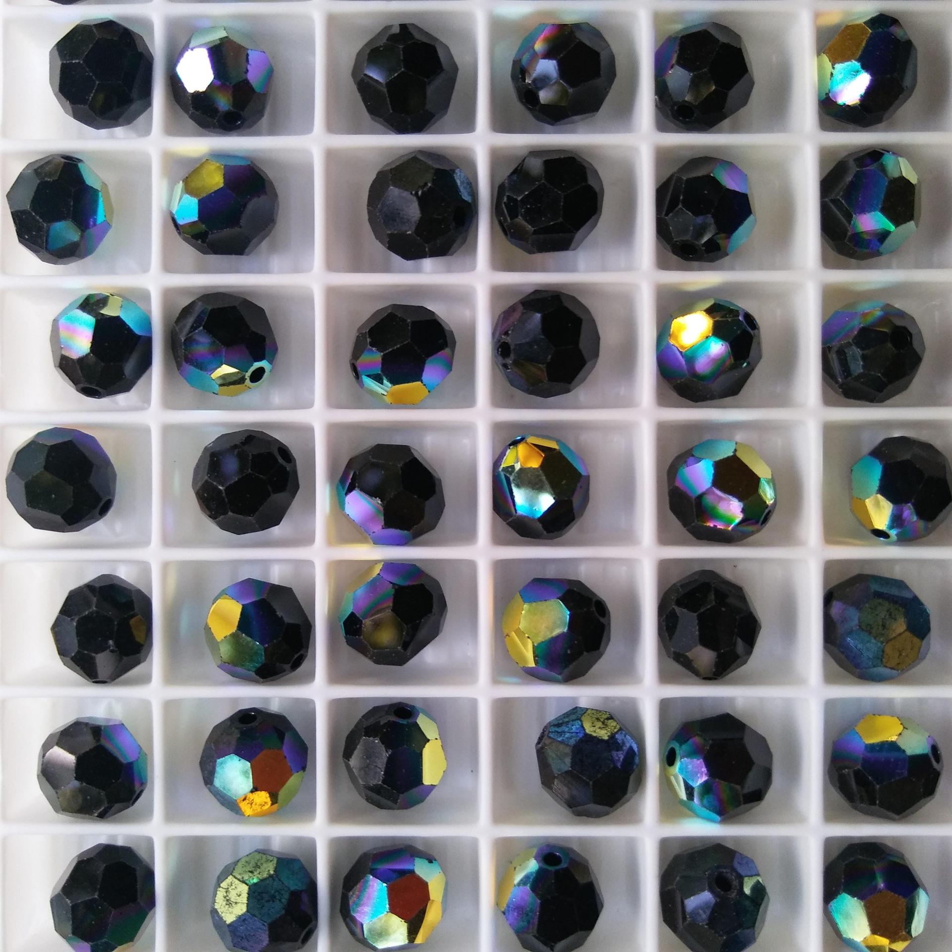 8mm Swarovski 5000 Faceted Round Beads (32 Colors) 6/12/36/72/144 Pieces Jewelery making beads, embellishments, VINTAGE FINDINGS, rare beads