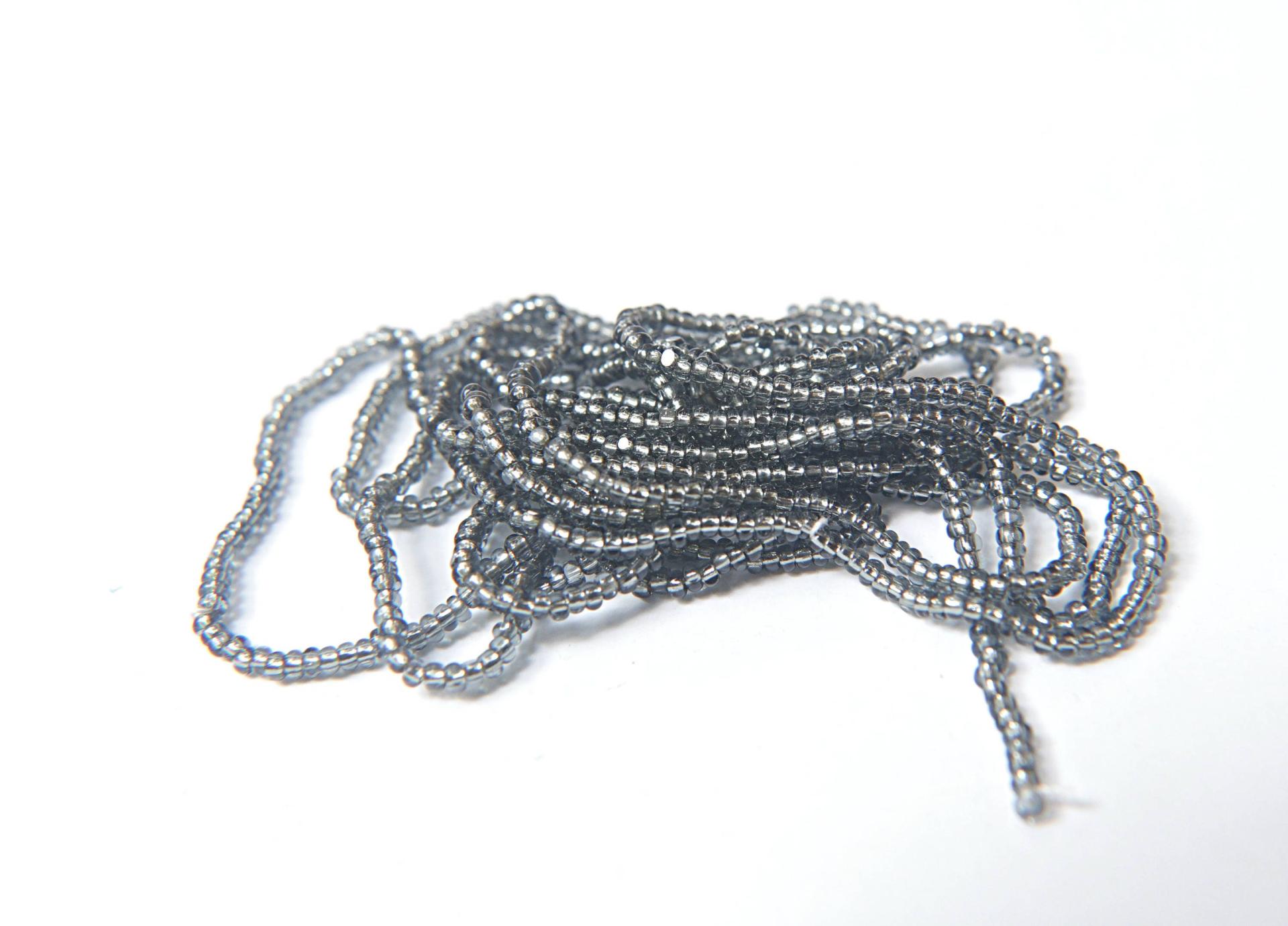 11/0 Charlotte true Cut Beads Silver Lined Black Diamond 10/20/50/250/500 Gms (10 Grams 1300) Pieces glass beads vintage findings