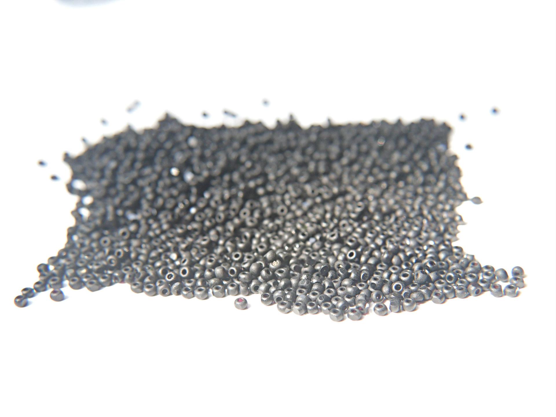 11/0 Charlotte true Cut Beads Matt Black 10/20/50/250/500 Grams (10 Grams 1300 Pieces)