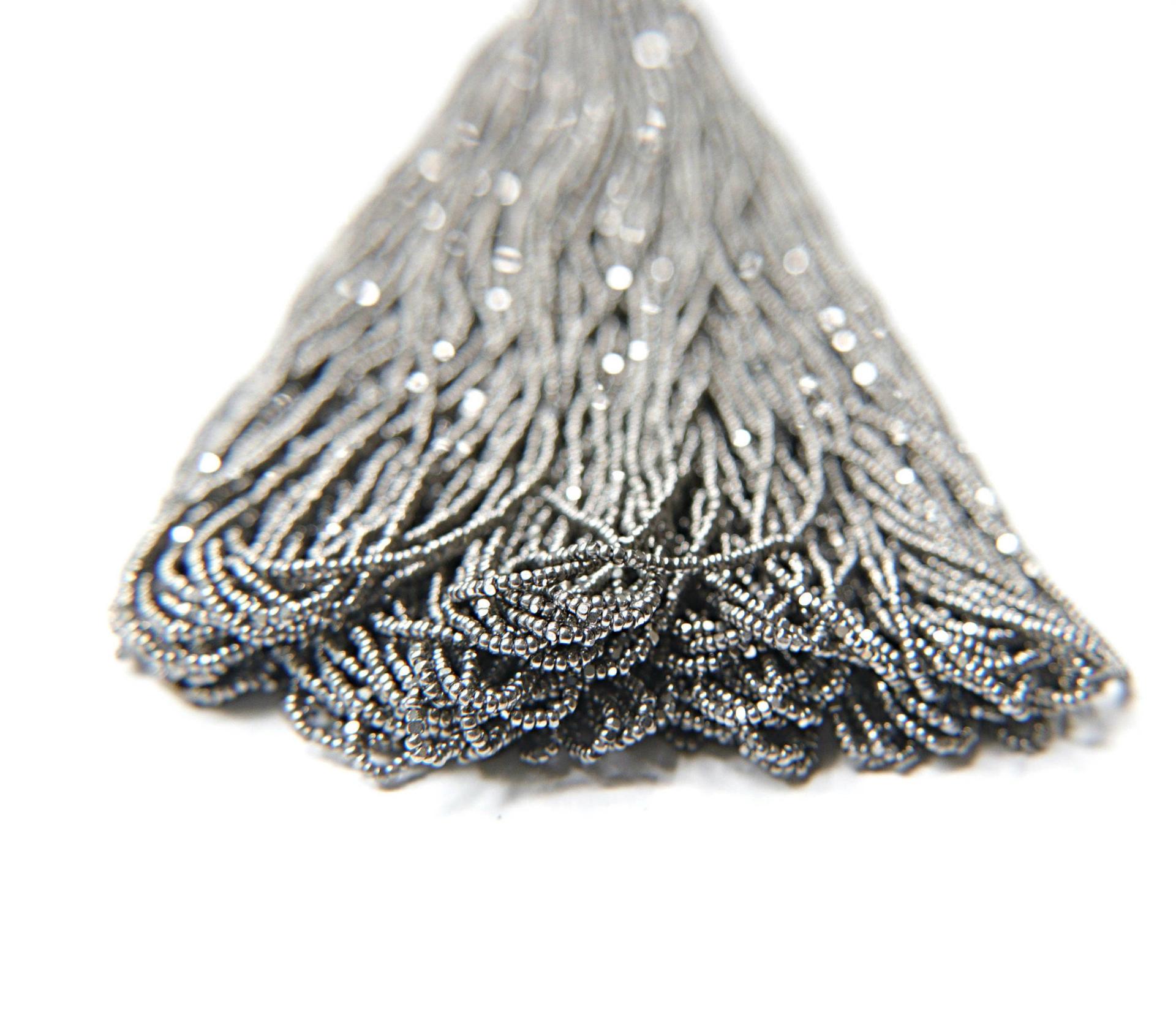 11/0 Charlotte Cut Beads Gun Metal 10/20/50/250/500 Grams 1300 Pieces Metallic 2.0mm