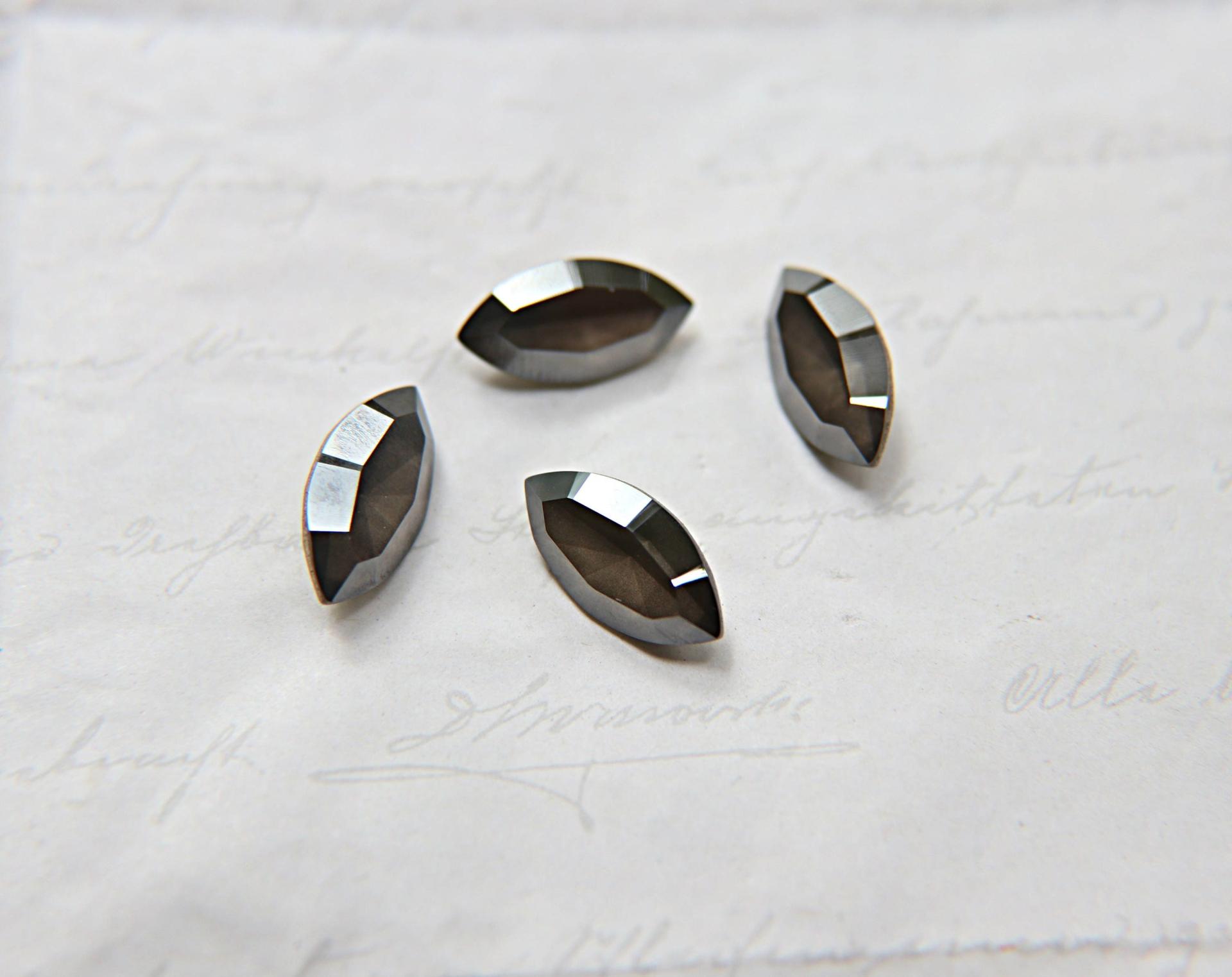 18x9 mm Swarovski #4228 Xilion Navette Crystal Frosted V Satin 2/6/24/72 Pieces gemstones opal, jewlery making, color zirconium