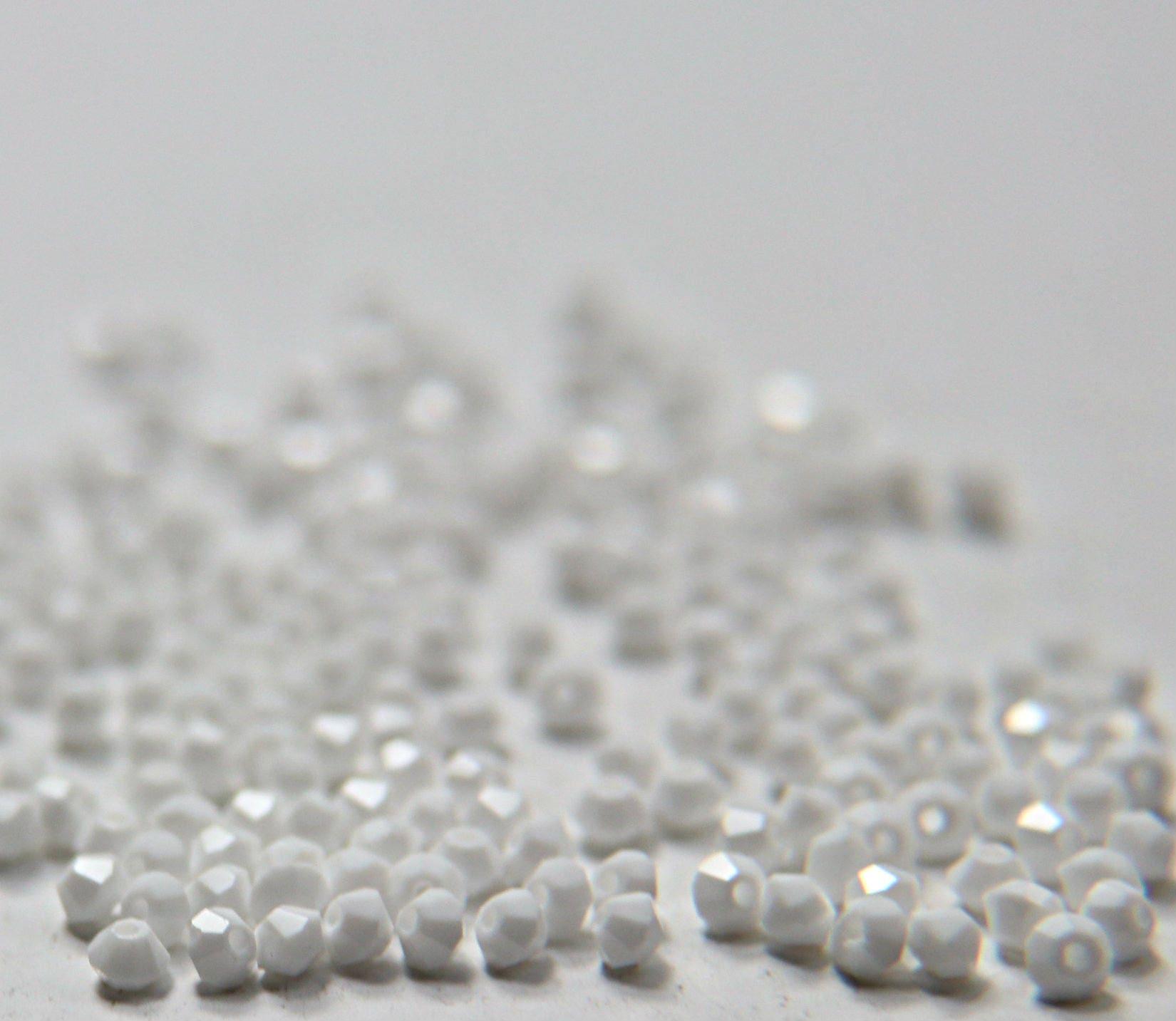 3mm Chalk White Rare Swarovski Bicone beads 36/72/144/432/720 Pieces (279) Jewelry findings, embroidery materials, jewelry making, craft