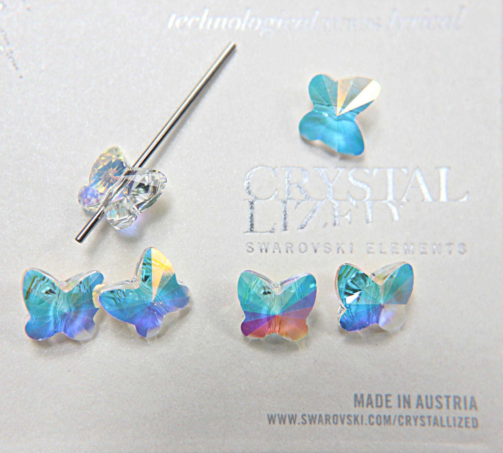 Swarovski Elements 12mm #5754 Crystal Butterfly (7 Colours) 2/12/24/72/144 pieces