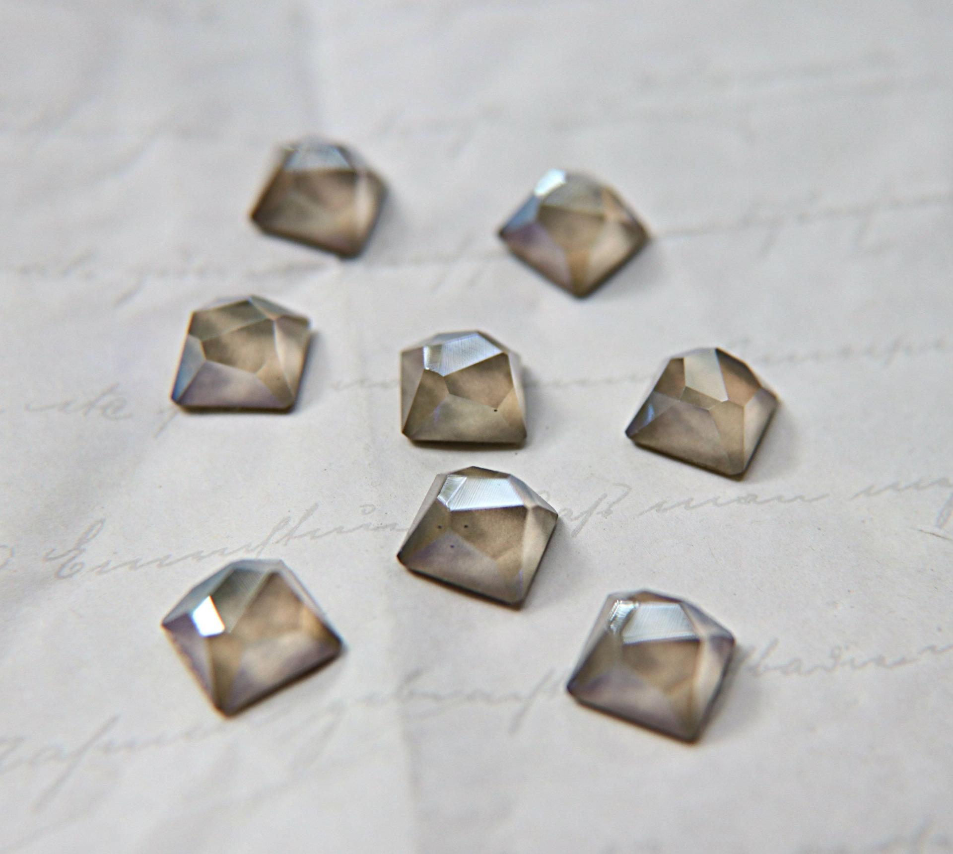 SWAROVSKI 6MM #4854 Space Cut Fancy Stone in 2 Colors 6/24/72/144 Pieces Nail art decoration, craft supplies, wedding decorations, sparkles
