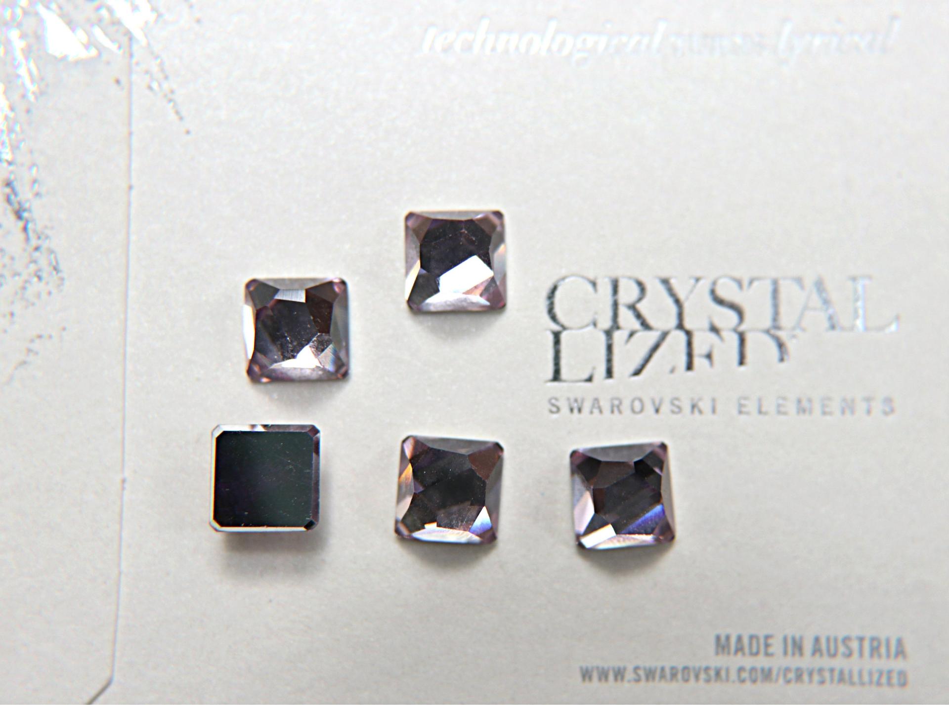 SWAROVSKI 10MM #4854 Space Cut Fancy Stone in 4 Colors 6/24/72/144 Pieces