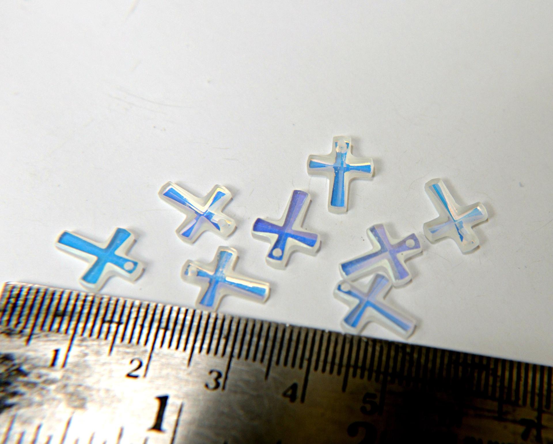 Swarovski Elements 12x10mm Swarovski Crystal Classic Cross Pendant (3 Colors) 6860 Jewelry supplies, charms, pendants, jacket embellishment
