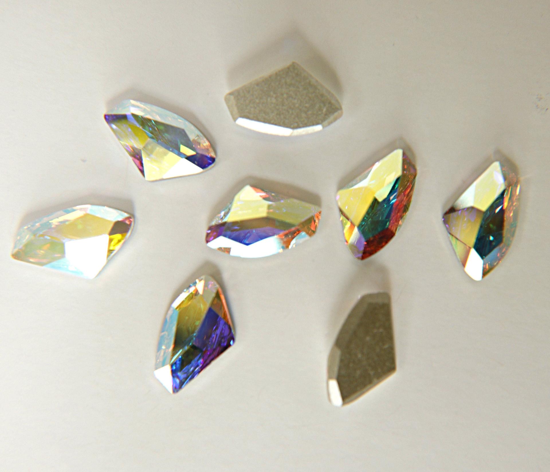 SWAROVSKI 4756 Galactic Flat Fancy Stone 19X11.5MM Crystal/Sahara/Crystal Copper/Jet 2/6/24 Pieces