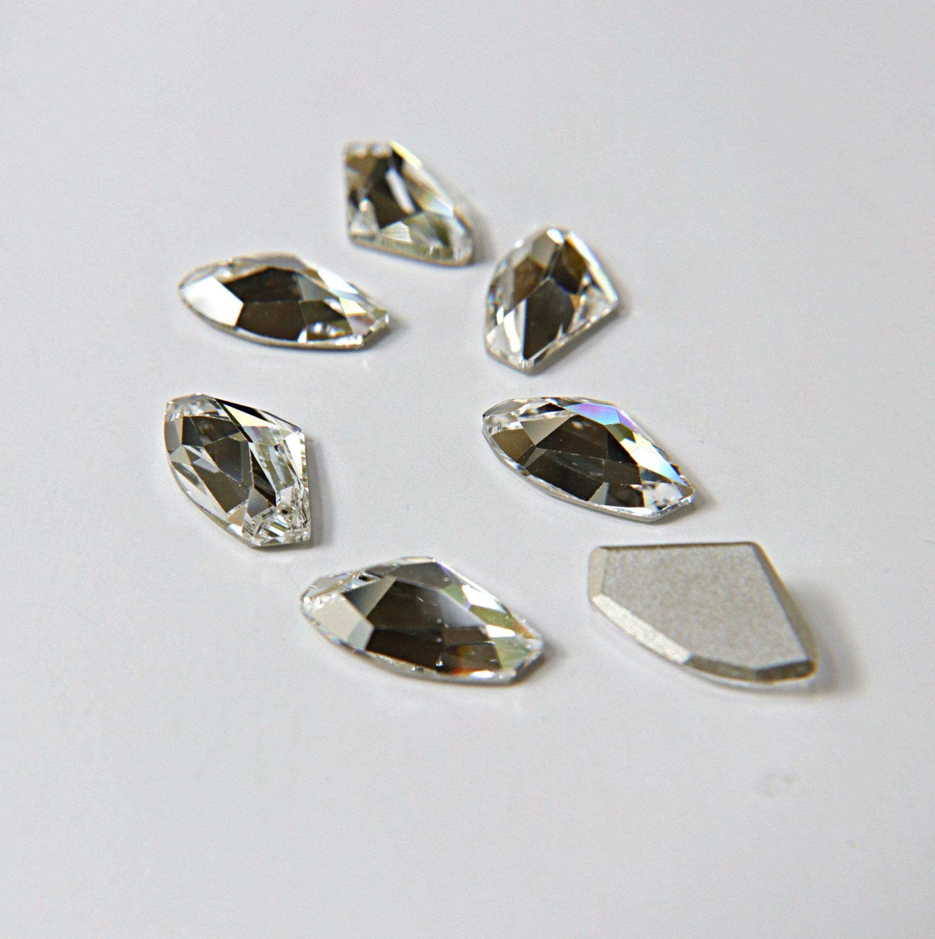 SWAROVSKI 4756 Galactic Flat Fancy Stone 19X11.5MM Crystal/Sahara/Crystal Copper/Jet 2/6/24 Pieces