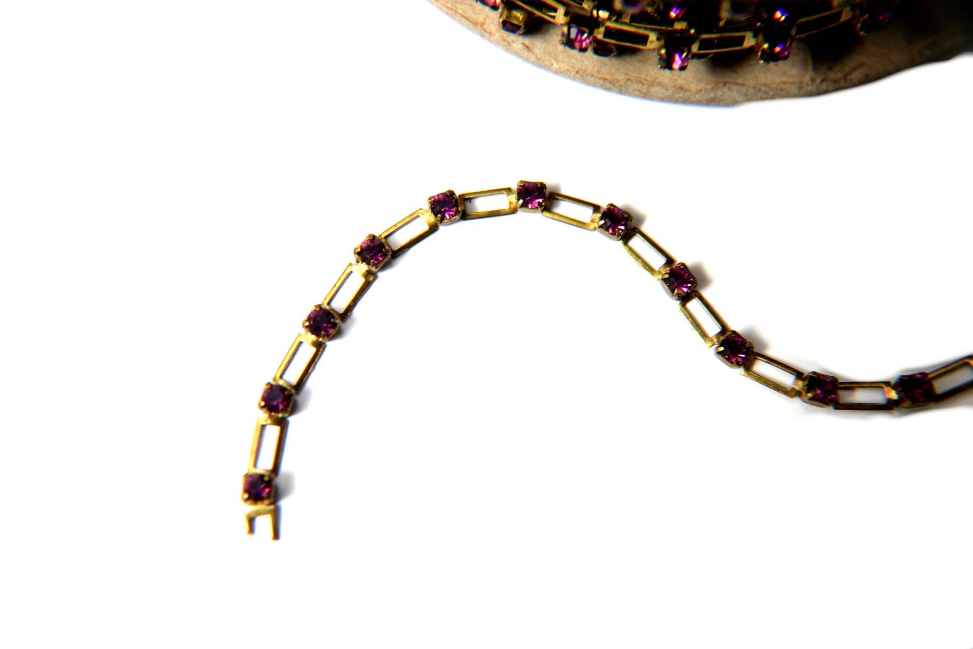 Vintage Swarovski Cupchains 272R4 - Round String 12ss in Amethyst (3mm) 0.5/1/2/5 Meters