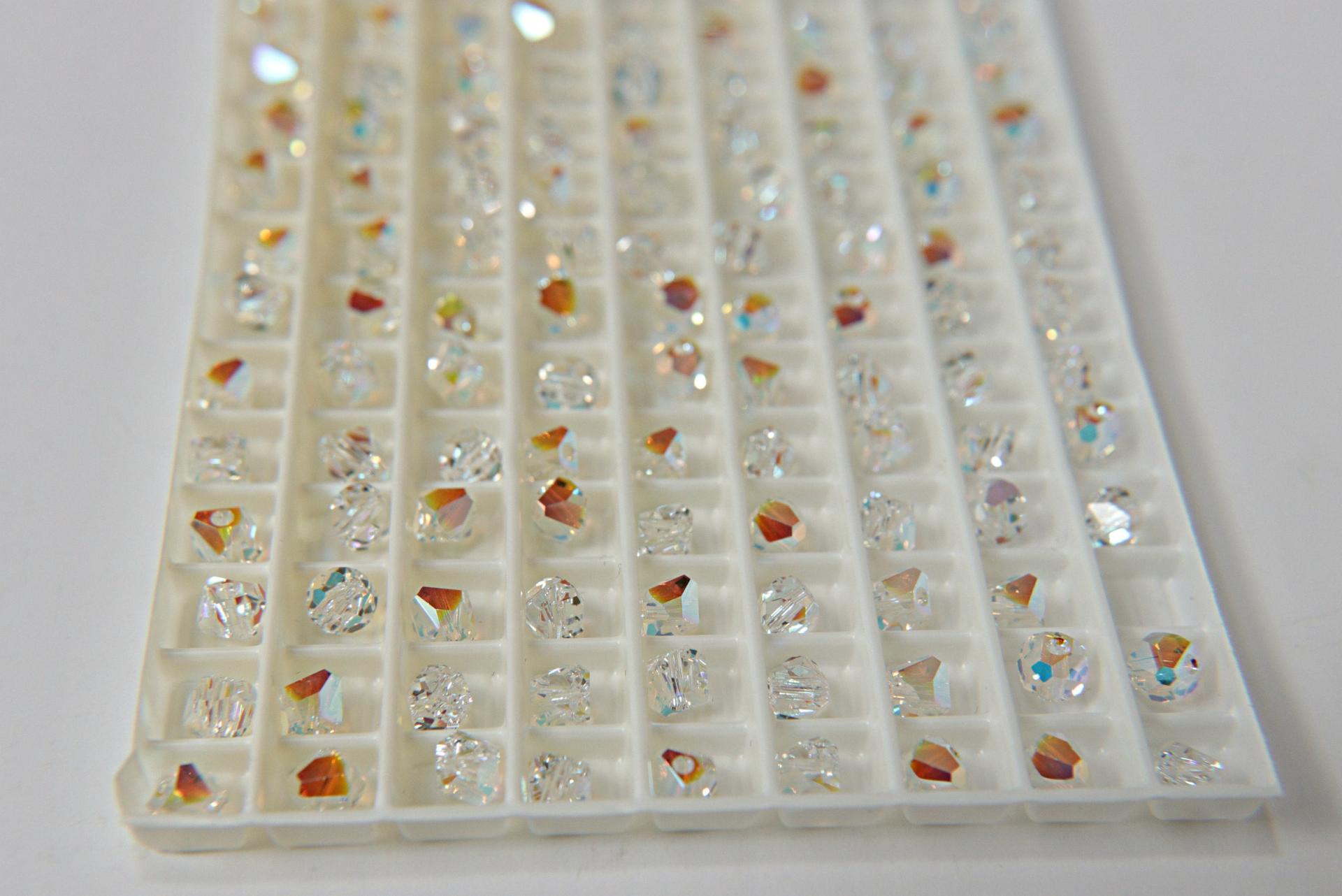 Swarovski 5603 4mm Graphic Cube Crystal 12/36/72/144/288 Pieces Crystal/AB/Golden Shadow PREMIUM MATERIALS, vintage findings, wedding