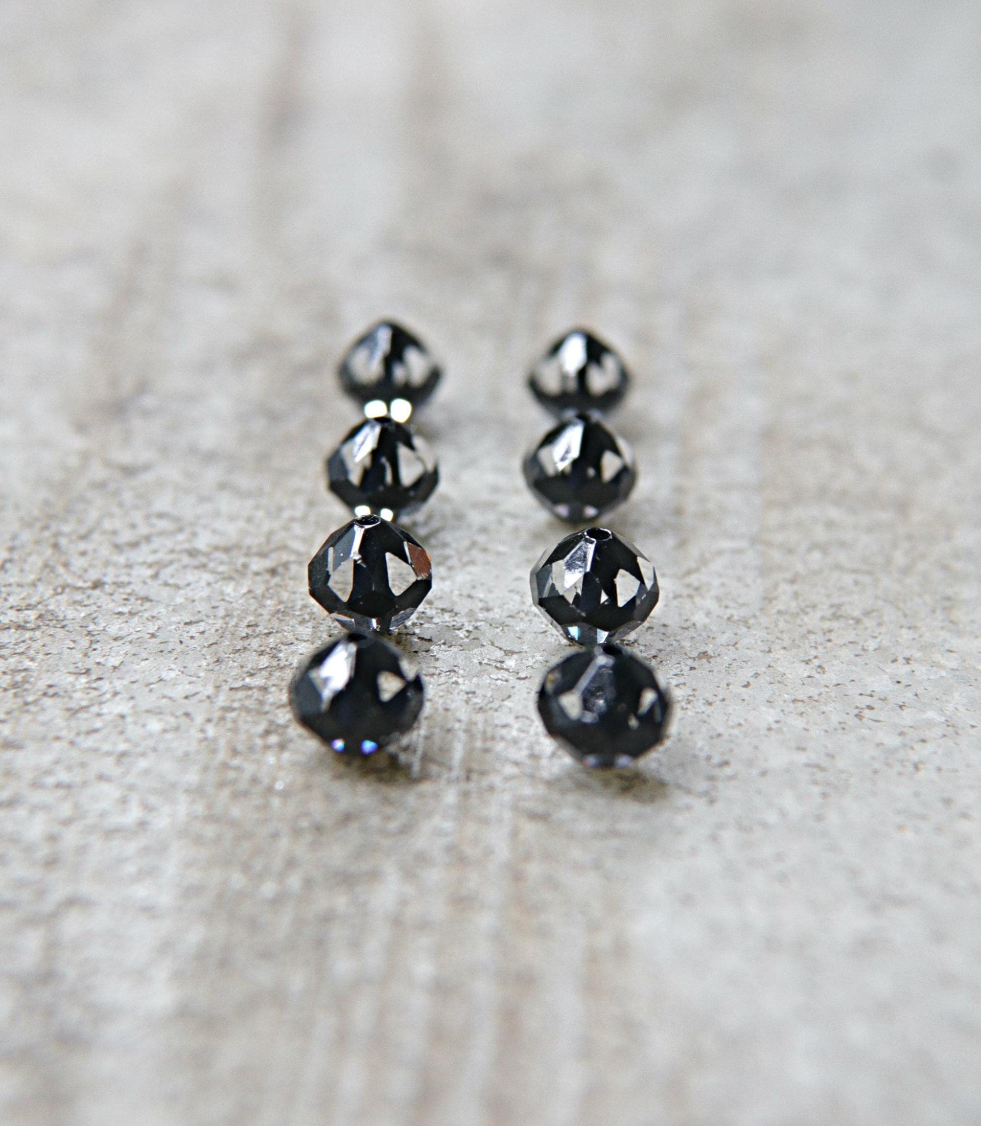 6mm Vintage Swarovski crystal beads, Cosmojet clear faceted article 5309 6/12/36/72/144/288/720 Pieces, PREMIUM rare vintage supplies