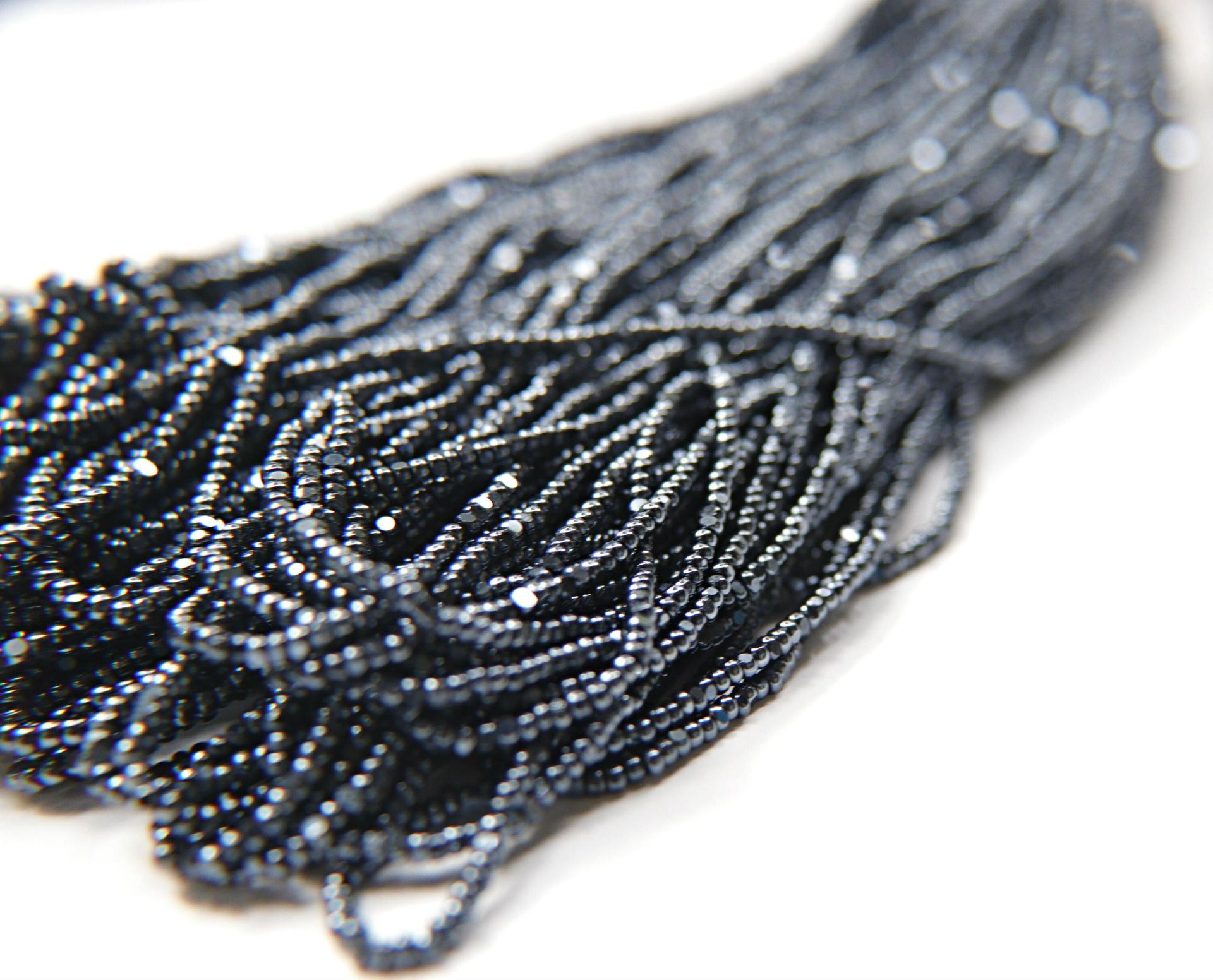 13/0 Hanks Charlotte Cut Beads METALLIC BLUE 1/5/25/50/100 Hanks 1.6mm glass beads, jewelry supply, findings, craft supply, vintage beads