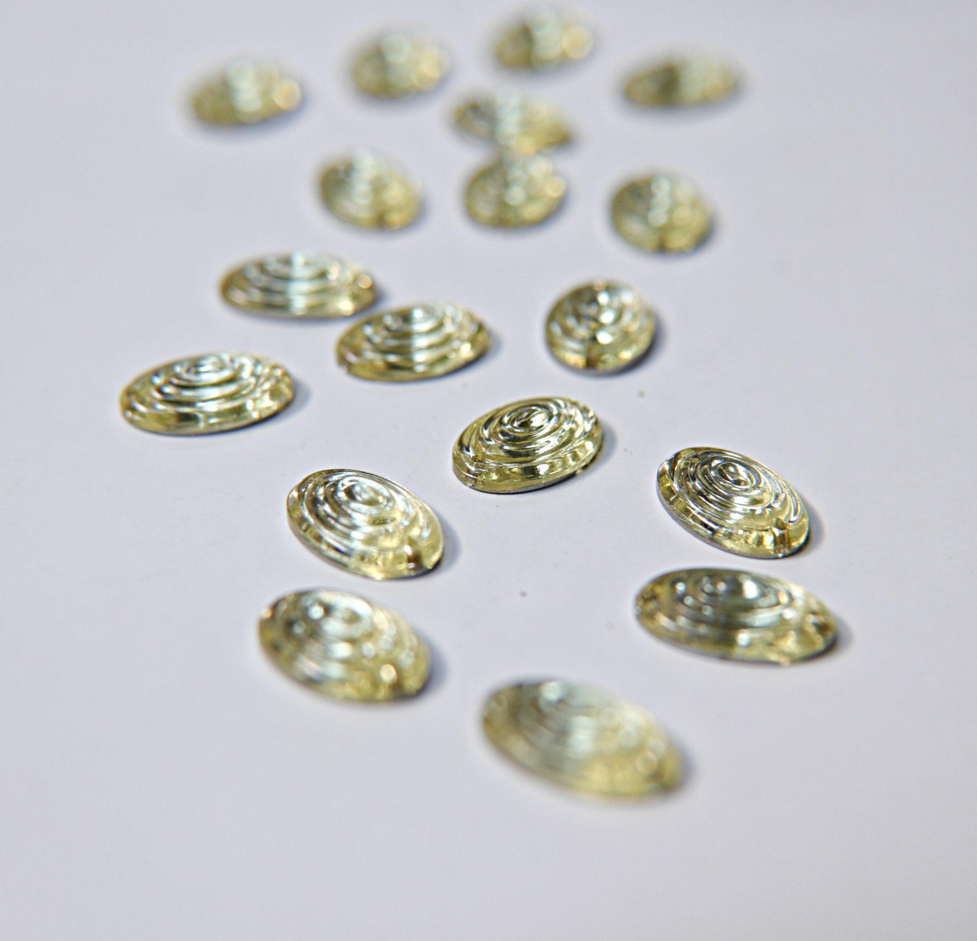 16x11mm Rare Vintage Swarovski Oval Swirl 2 HOLE Sew-On Rhinestones 2/6/12/36 pieces (5 COLORS)