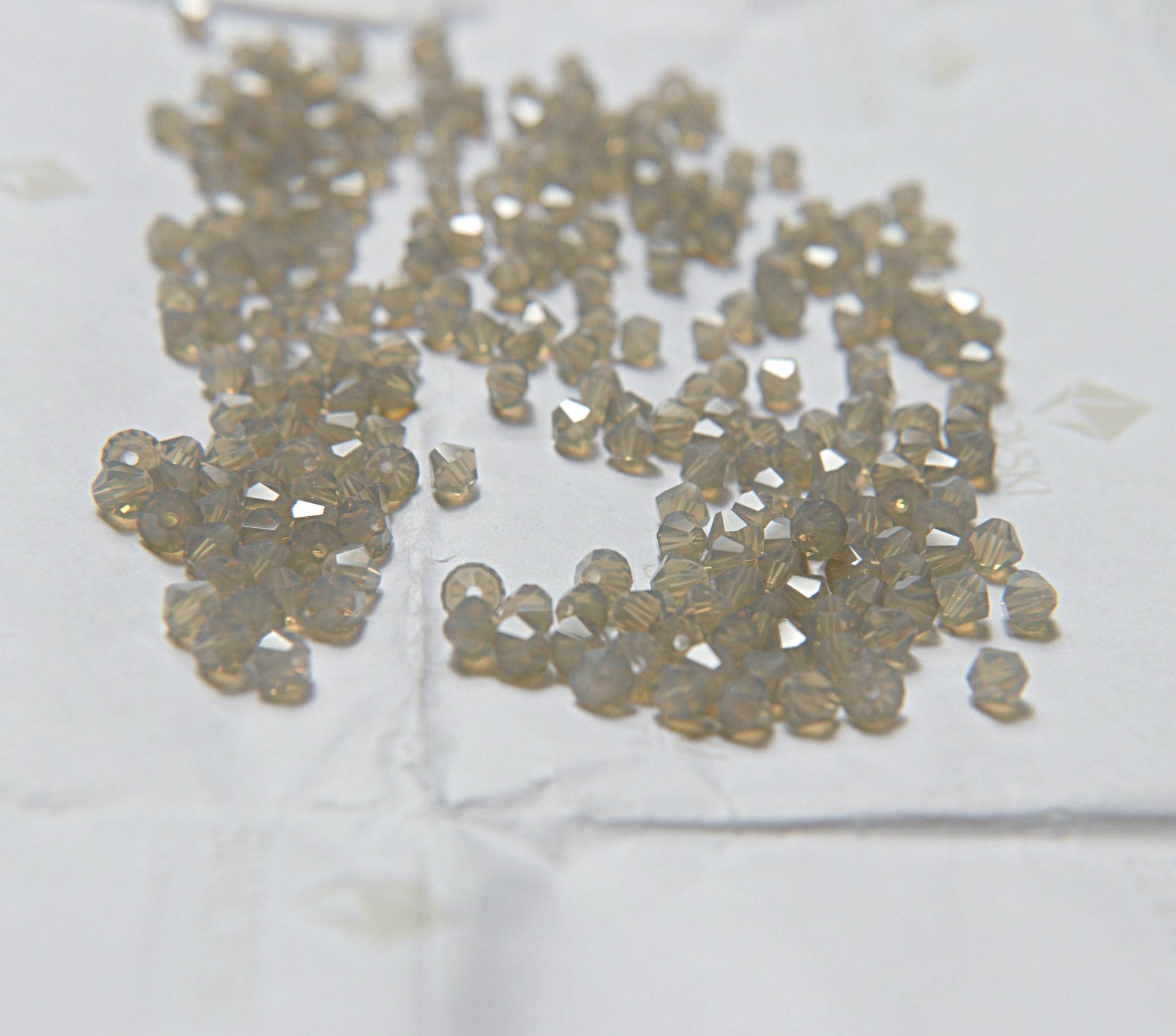 3mm Sand Opal Swarovski Bicone Beads 36/72/144/432/720 Pieces (287) Jewelry findings, embroidery materials, jewelry making, craft supplies
