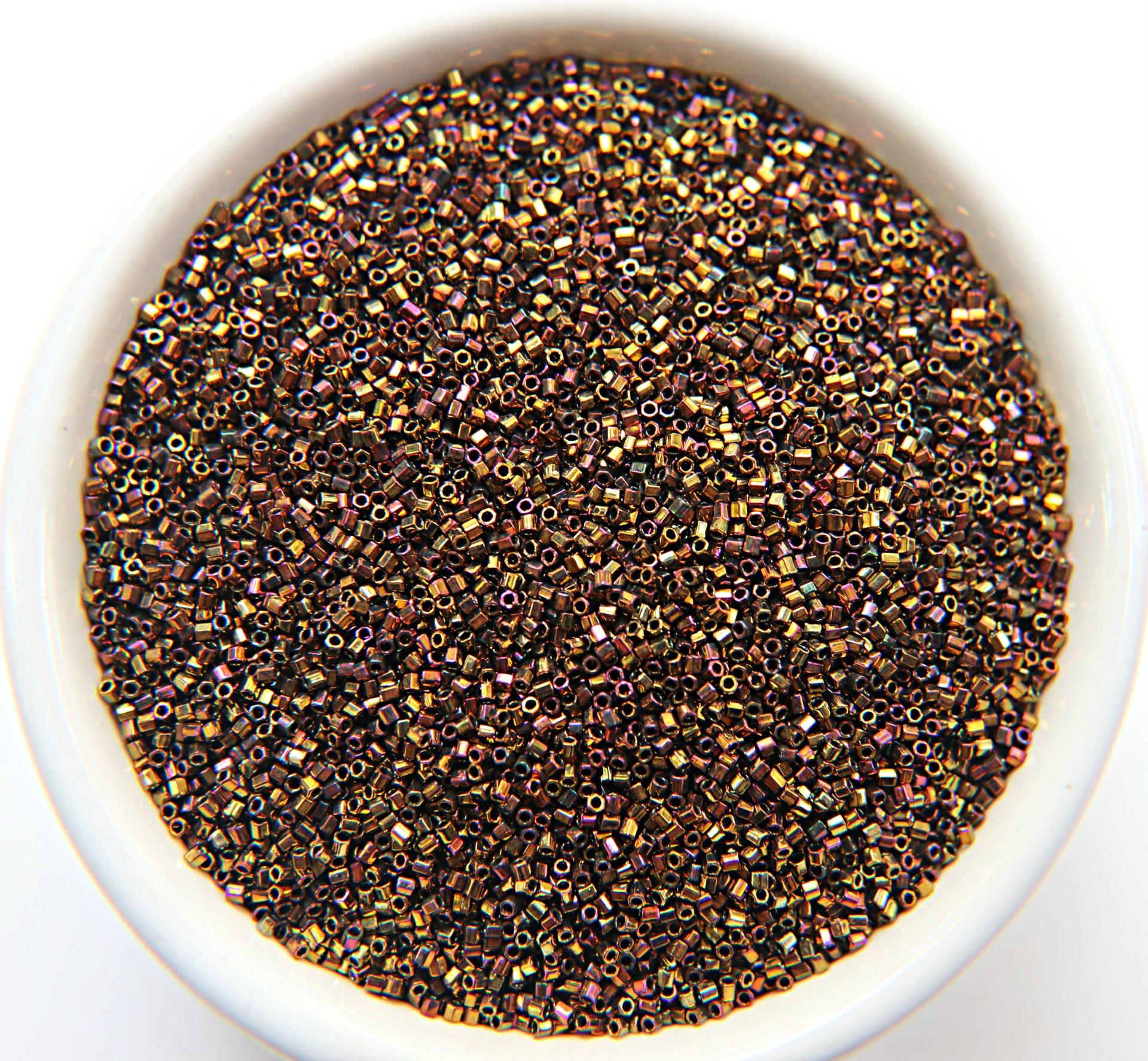15/0 MIYUKI Hex Metallic Gold Iris Japanese Beads 10/20/50/100 Grams PREMIUM SUPPLIES
