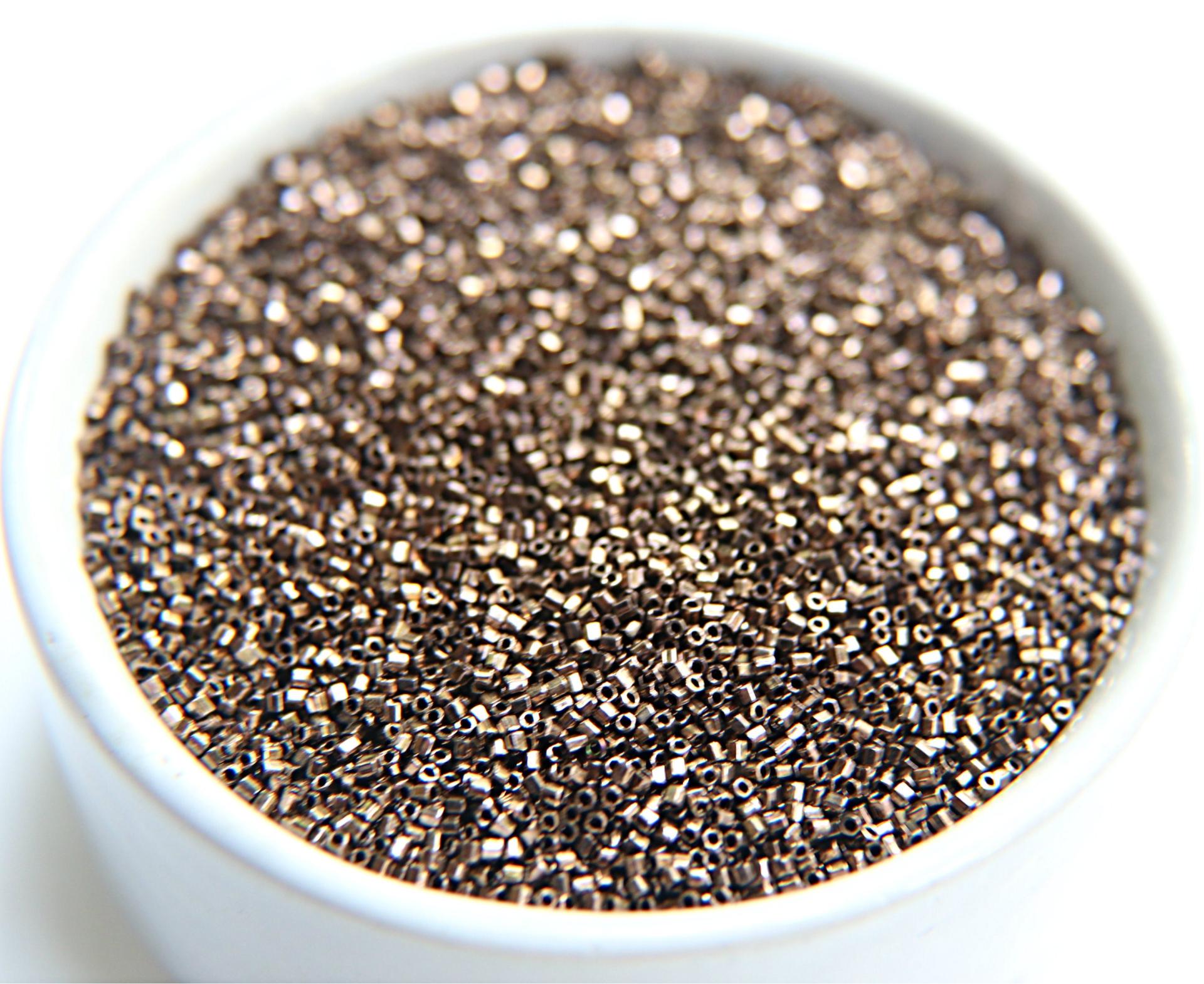 Miyuki Delica Hex Cut small Metallic Dark Bronze Japanese Beads 10/20/50/100 Grams Premium Materials
