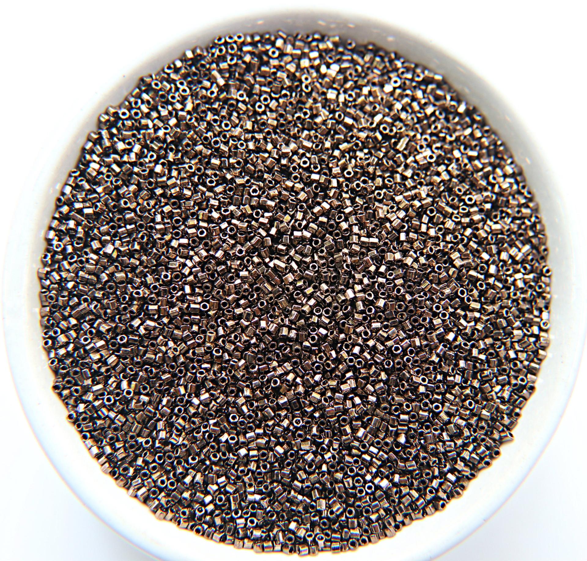 Miyuki Delica Hex Cut small Metallic Dark Bronze Japanese Beads 10/20/50/100 Grams Premium Materials