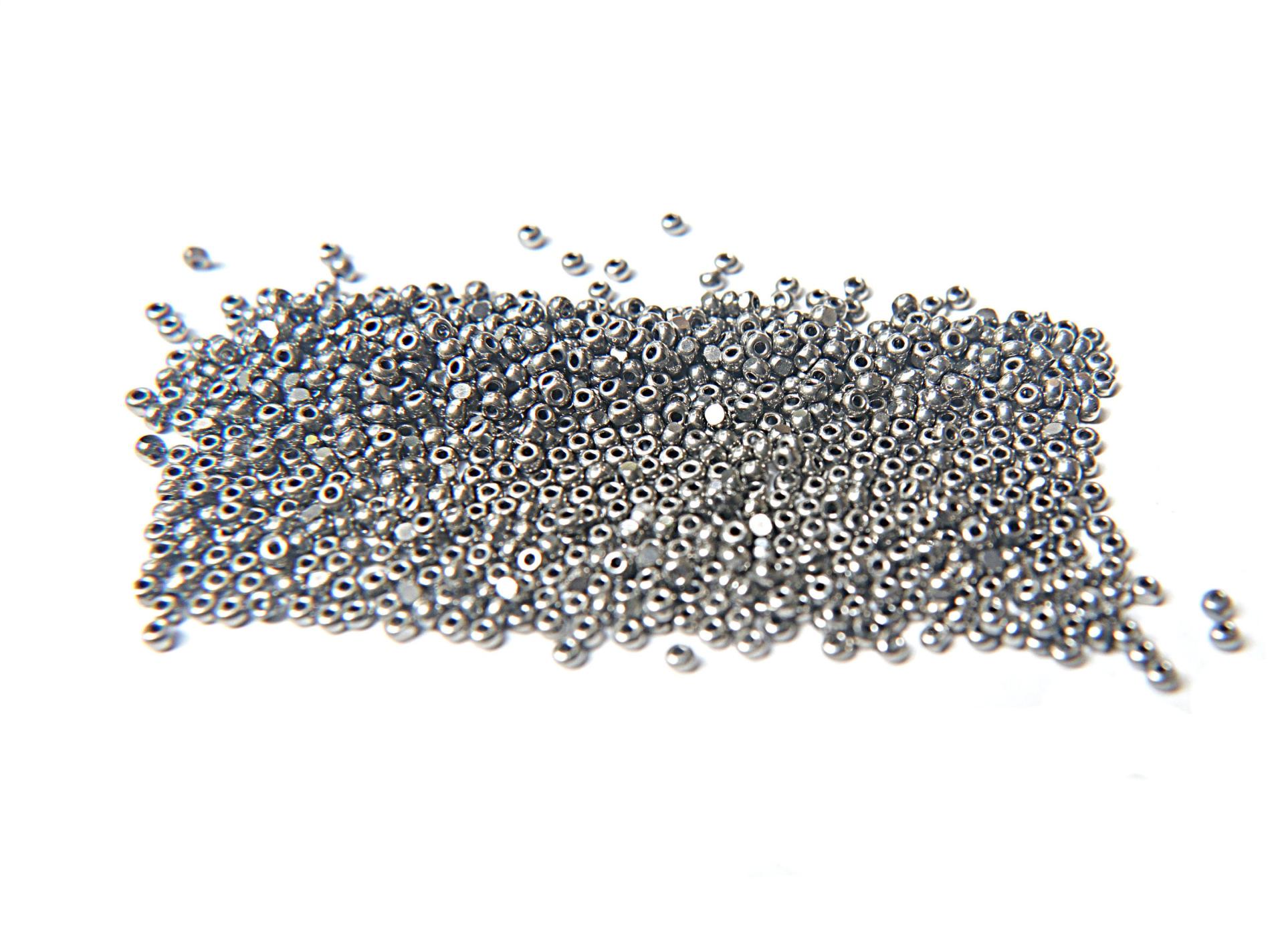 11/0 Charlotte True Cut Beads Gun Metal 10/20/50/250/500 Grams Metallic