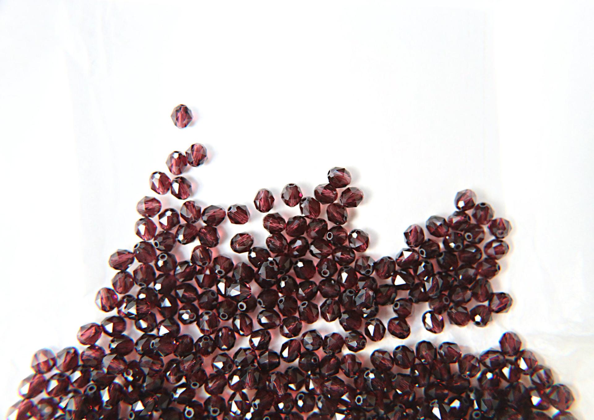 4mm Swarovski BURGUNDY Beads 5025 Faceted Oval Bead 6/12/36/72/144/288/720/1440 Pieces Jewelry making beads