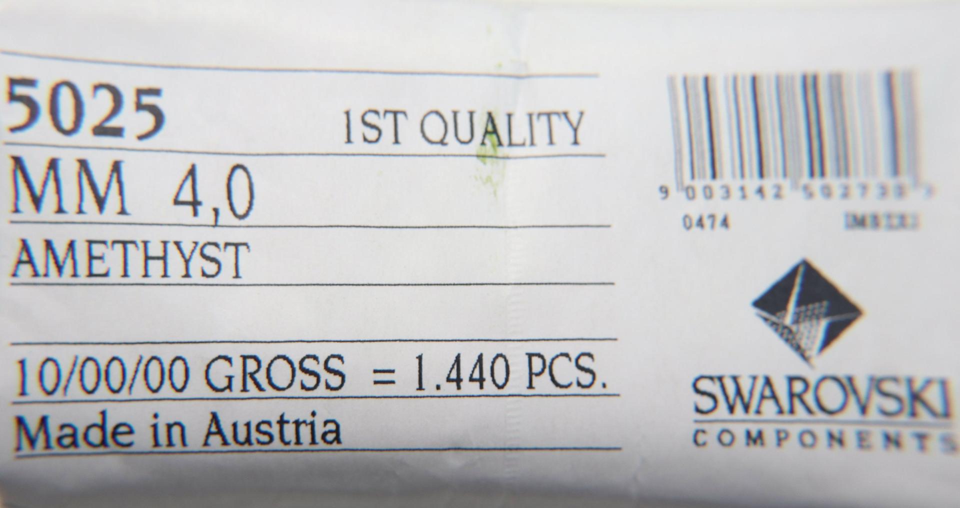 4mm Swarovski AMETHYST Beads 5025 Faceted Oval Bead 6/12/36/72/144/288/720/1440 Pieces Jewelry making beads