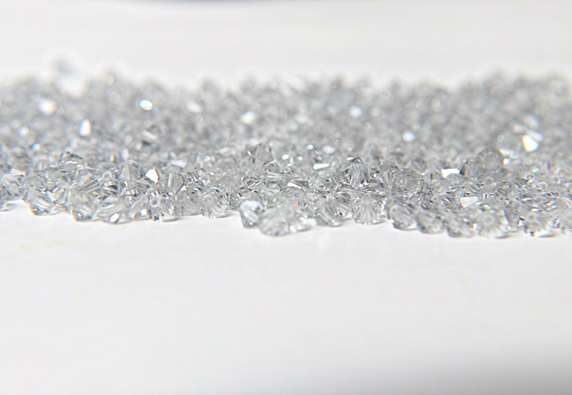 Crystal Shadow (4mm) Swarovski Bicone beads 36/72/144/432/720 Pieces VINTAGE SWAROVSKI, rare findings, craft supply, embroidery material