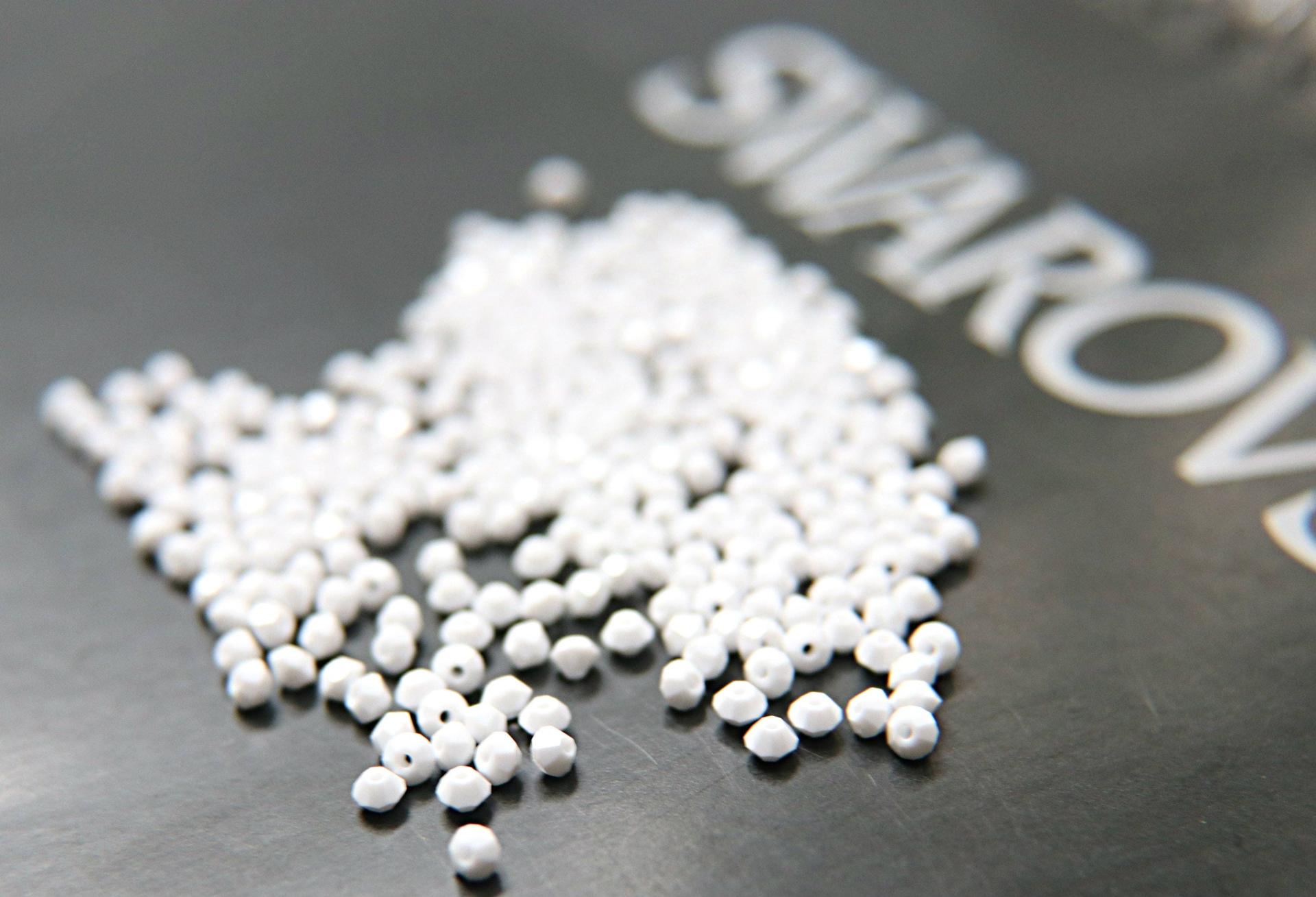 3mm Chalk White Rare Swarovski Bicone beads 36/72/144/432/720 Pieces (279) Jewelry findings, embroidery materials, jewelry making, craft