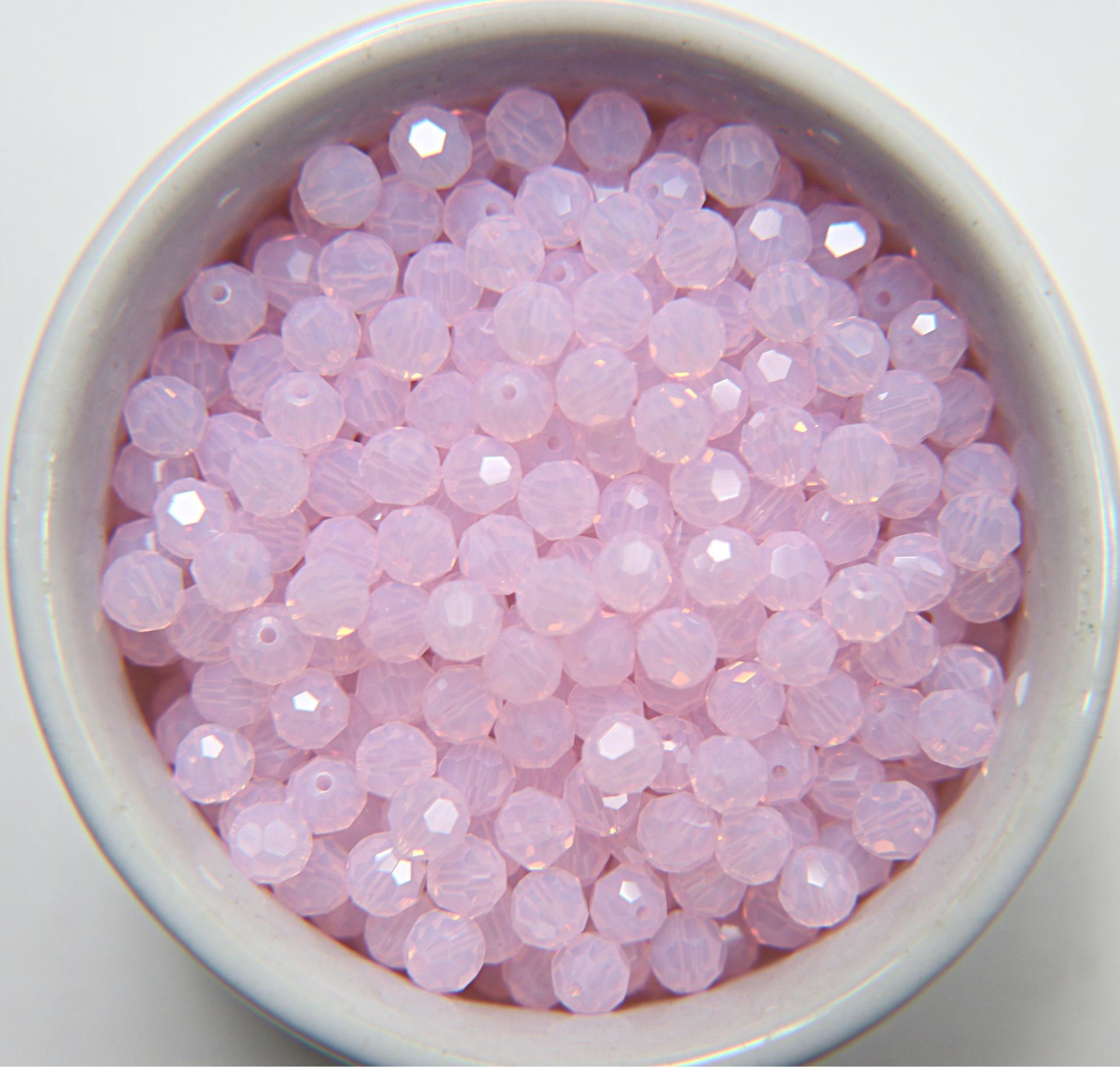 6mm Swarovski Elements Article 5000 Rose Water Opal Faceted Round Beads 6/12/36/172/44/288/720 Pieces