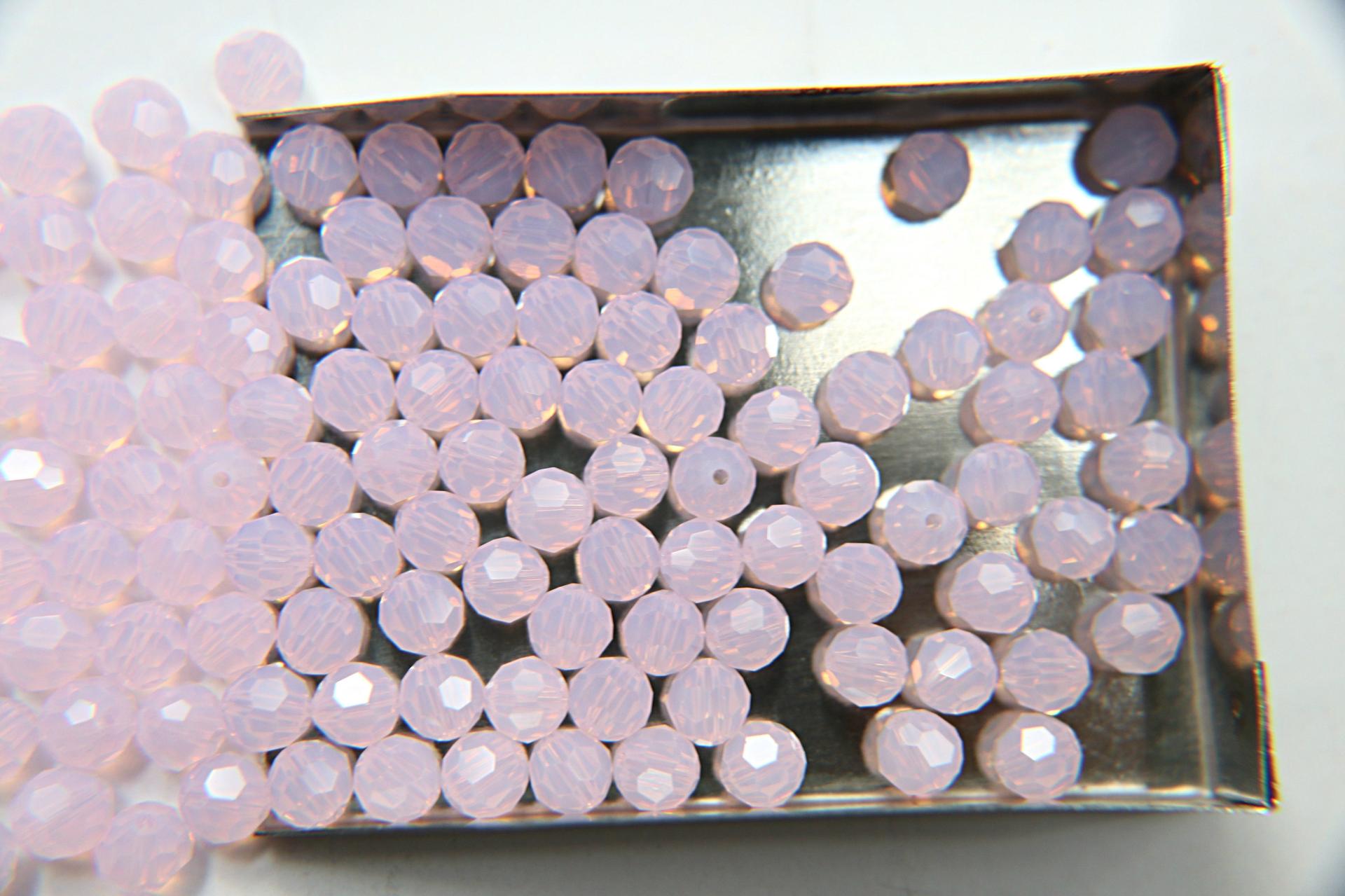 6mm Swarovski Elements Article 5000 Rose Water Opal Faceted Round Beads 6/12/36/172/44/288/720 Pieces