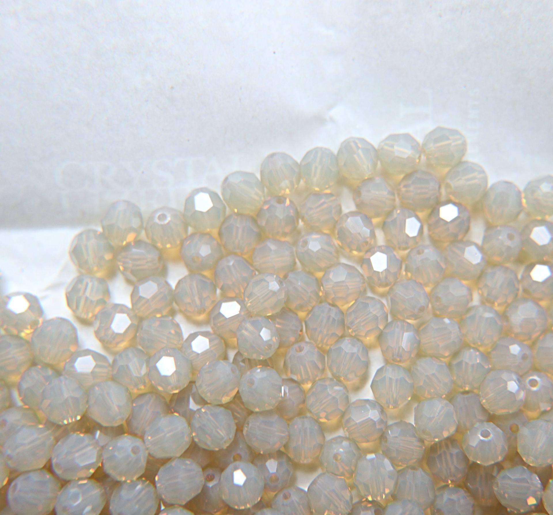 6mm Swarovski Elements Article 5000 Sand Opal Faceted Round Beads 6/12/36/172/44/288/720 Pieces