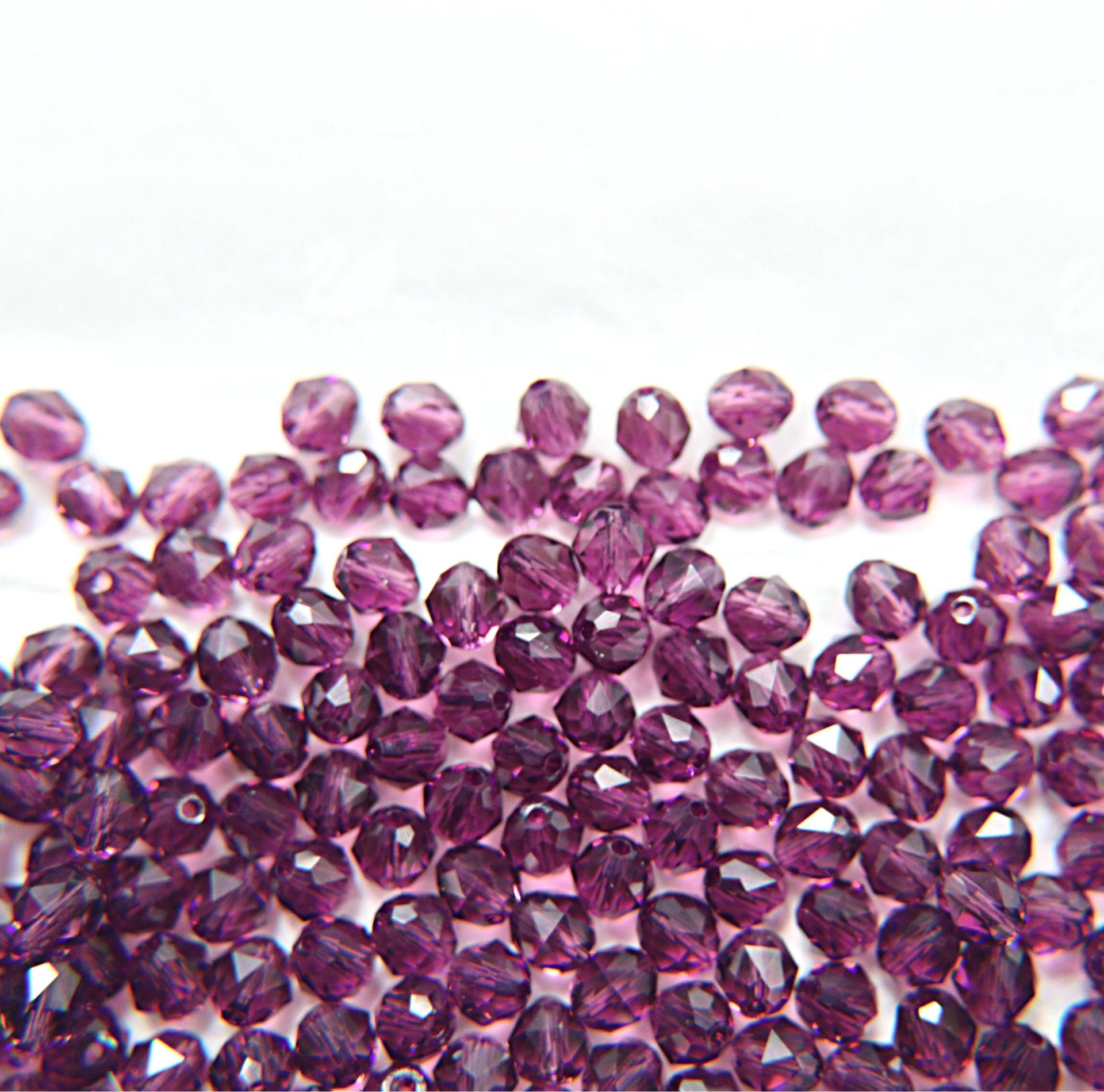 6mm Swarovski Elements Article 5025 AMETHYST Faceted Oval Bead 6/12/36/172/44/288/720 Pieces