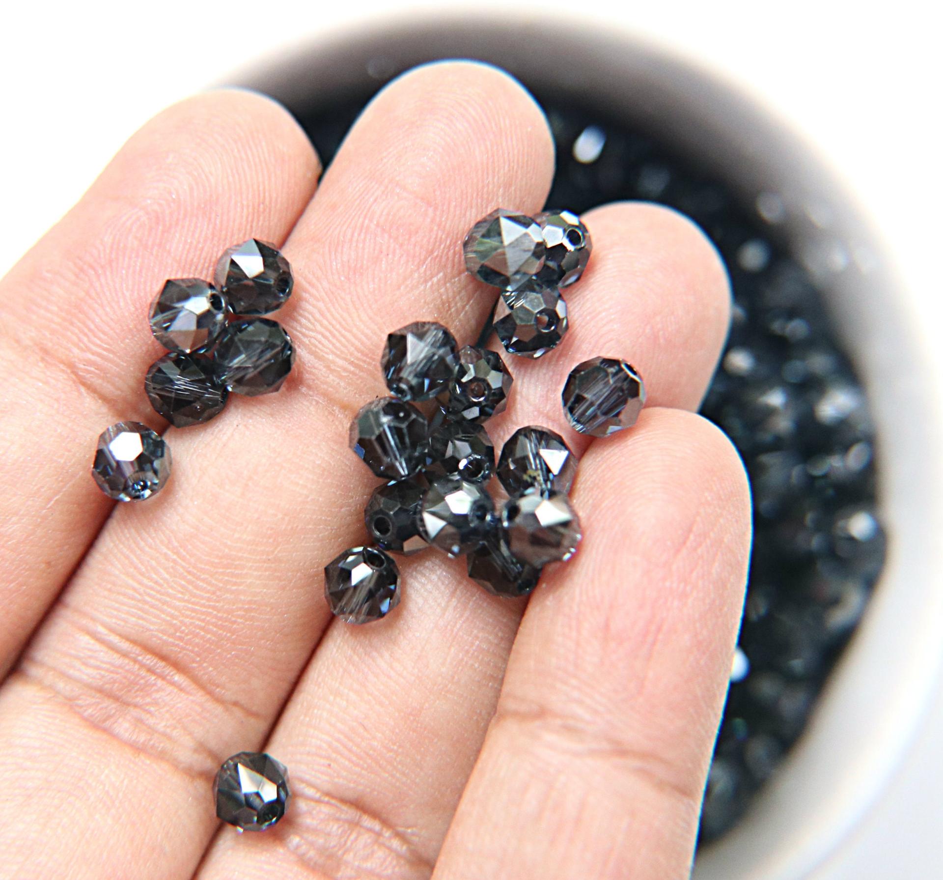 6mm Swarovski Elements Article 5025 Montana SATIN Faceted Oval Bead 6/12/36/172/44/288/720 Pieces