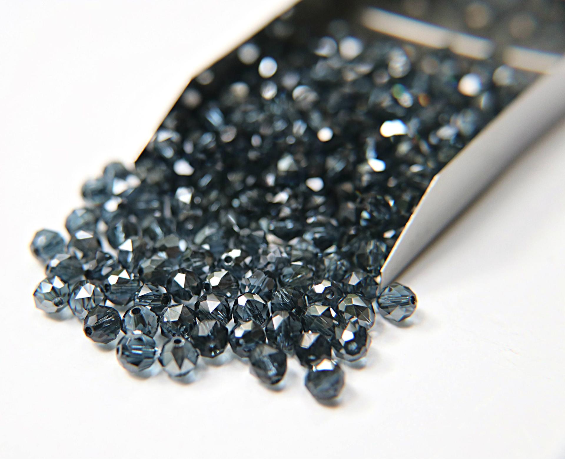 6mm Swarovski Elements Article 5025 Montana SATIN Faceted Oval Bead 6/12/36/172/44/288/720 Pieces