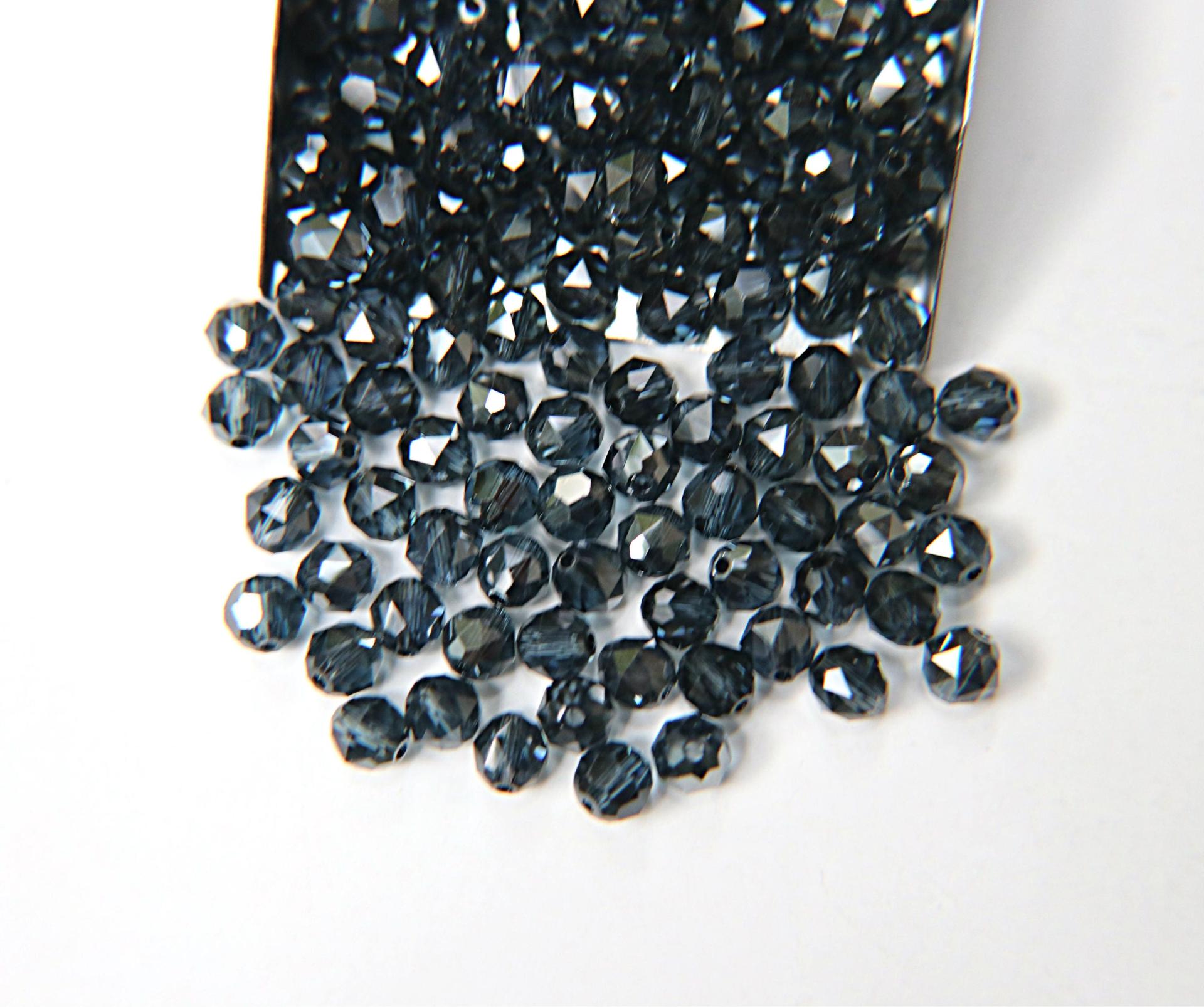 6mm Swarovski Elements Article 5025 Montana SATIN Faceted Oval Bead 6/12/36/172/44/288/720 Pieces