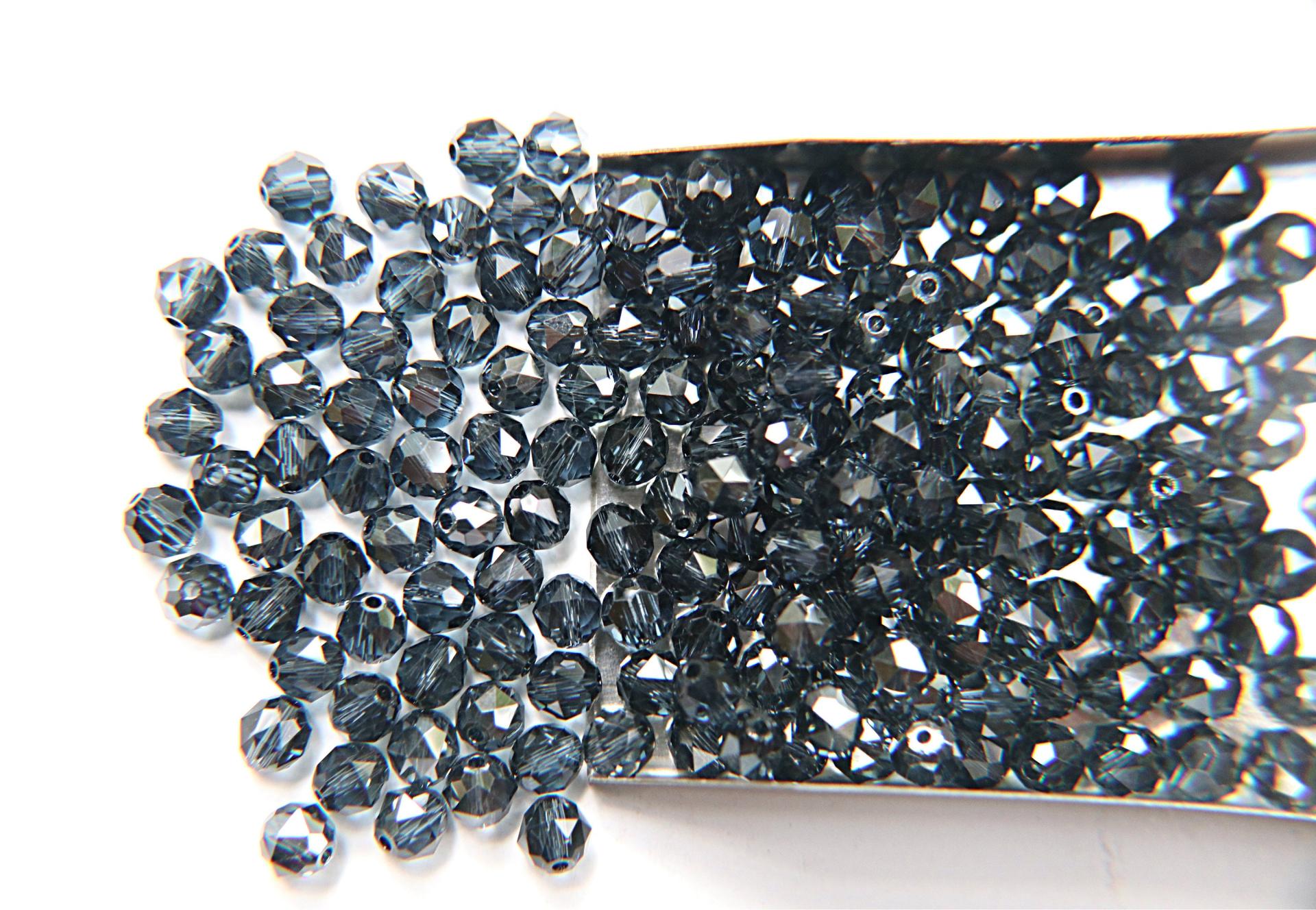6mm Swarovski Elements Article 5025 Montana SATIN Faceted Oval Bead 6/12/36/172/44/288/720 Pieces