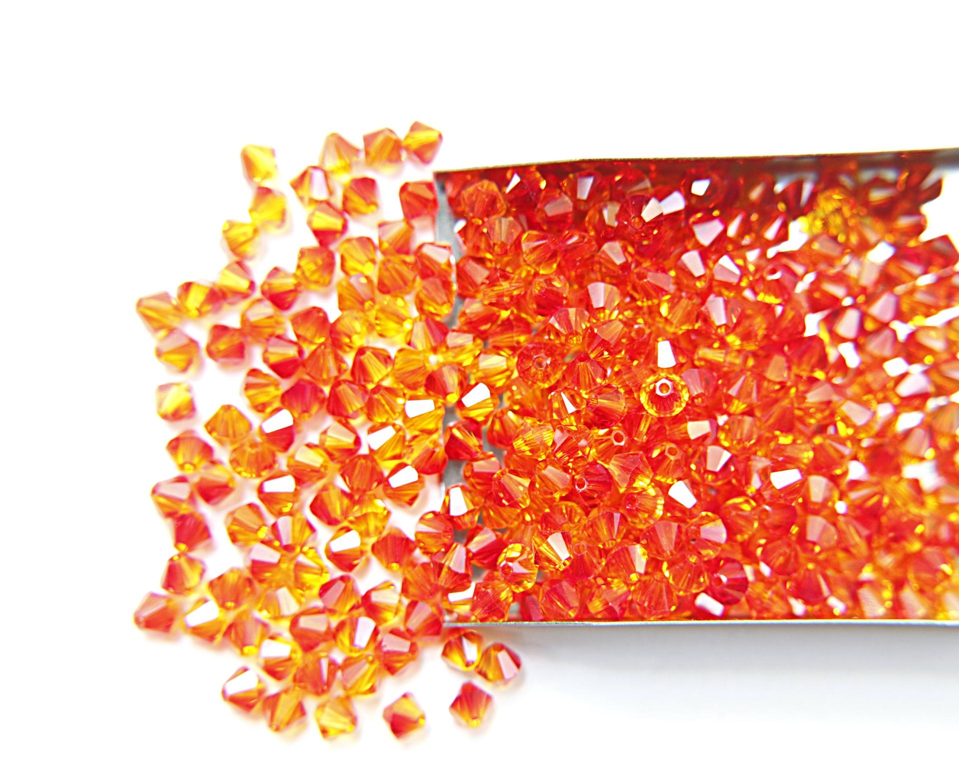 5mm Fireopal Swarovski Bicone 20/72/144/432/1000 Pieces jewelery making beads