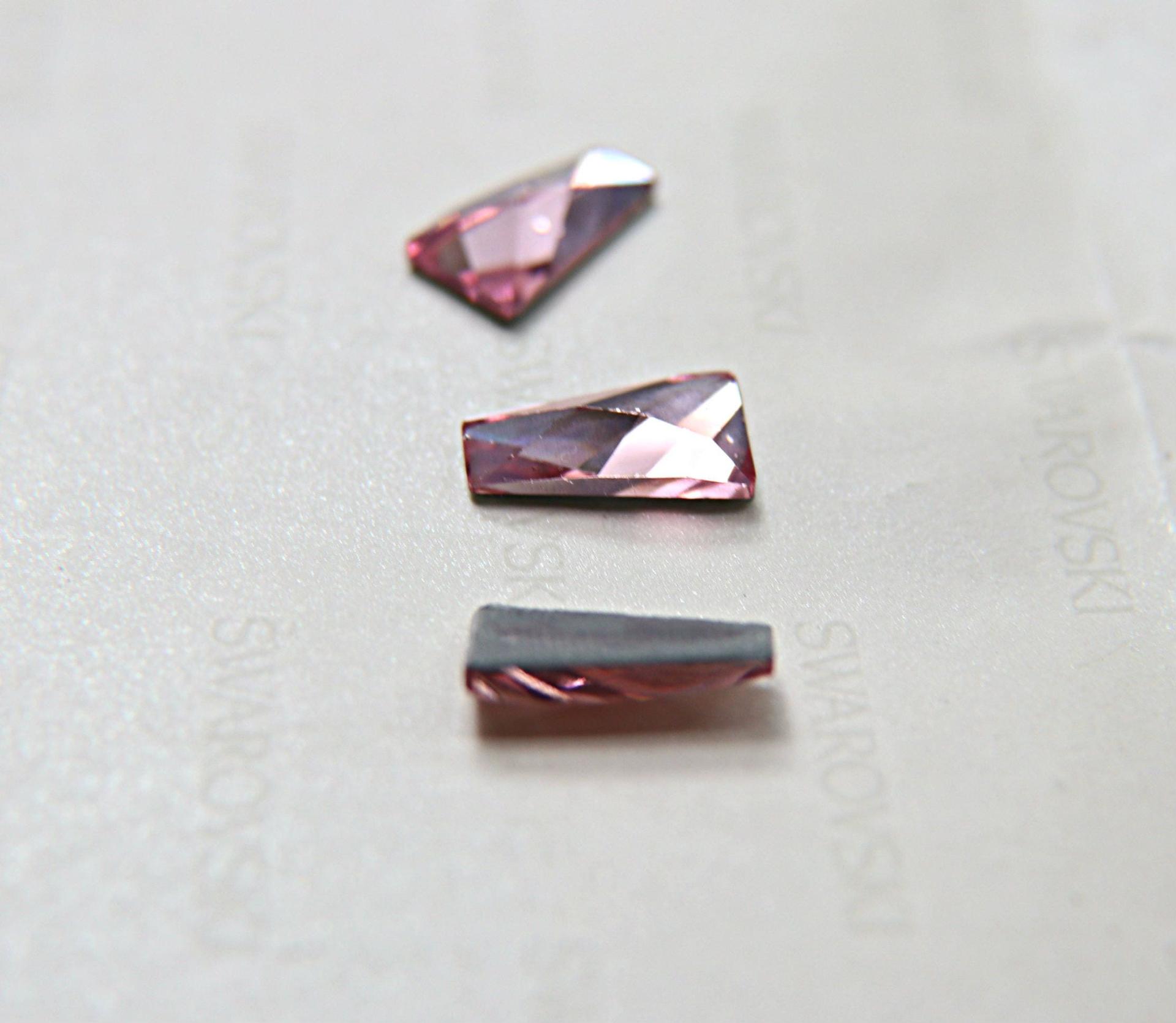 Swarovski 2770 16x9.5mm Wing Flatback hotfix Light Rose 1/6/24/72 Pieces