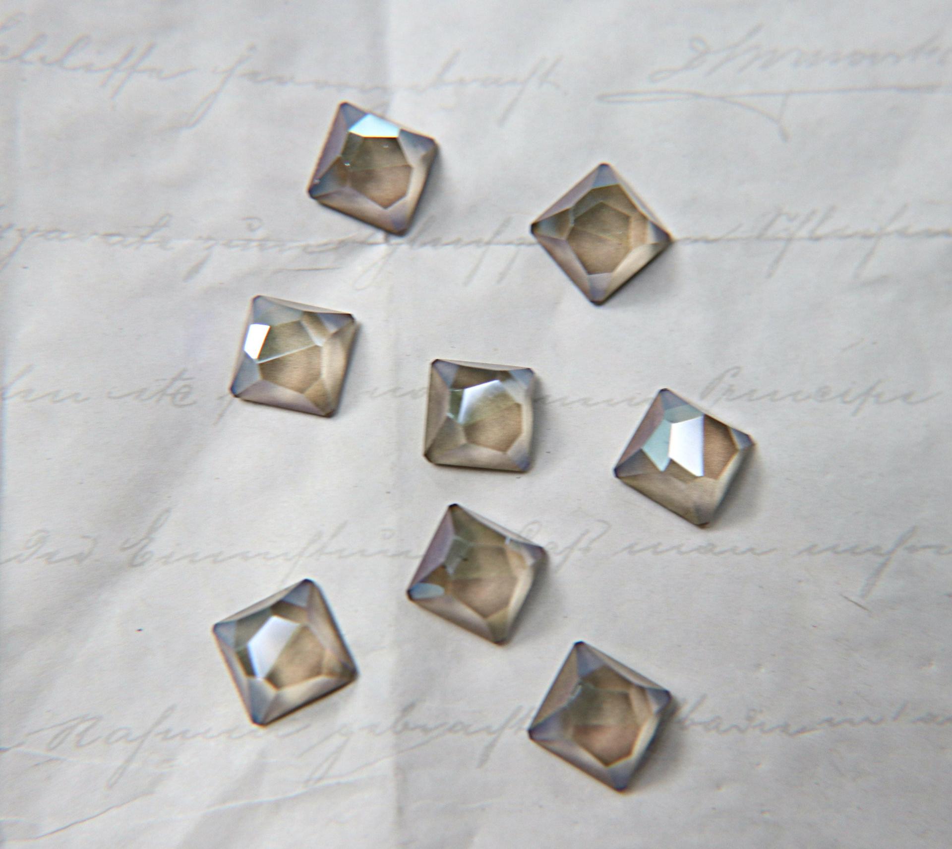 SWAROVSKI 6MM #4854 Space Cut Fancy Stone in 2 Colors 6/24/72/144 Pieces Nail art decoration, craft supplies, wedding decorations, sparkles