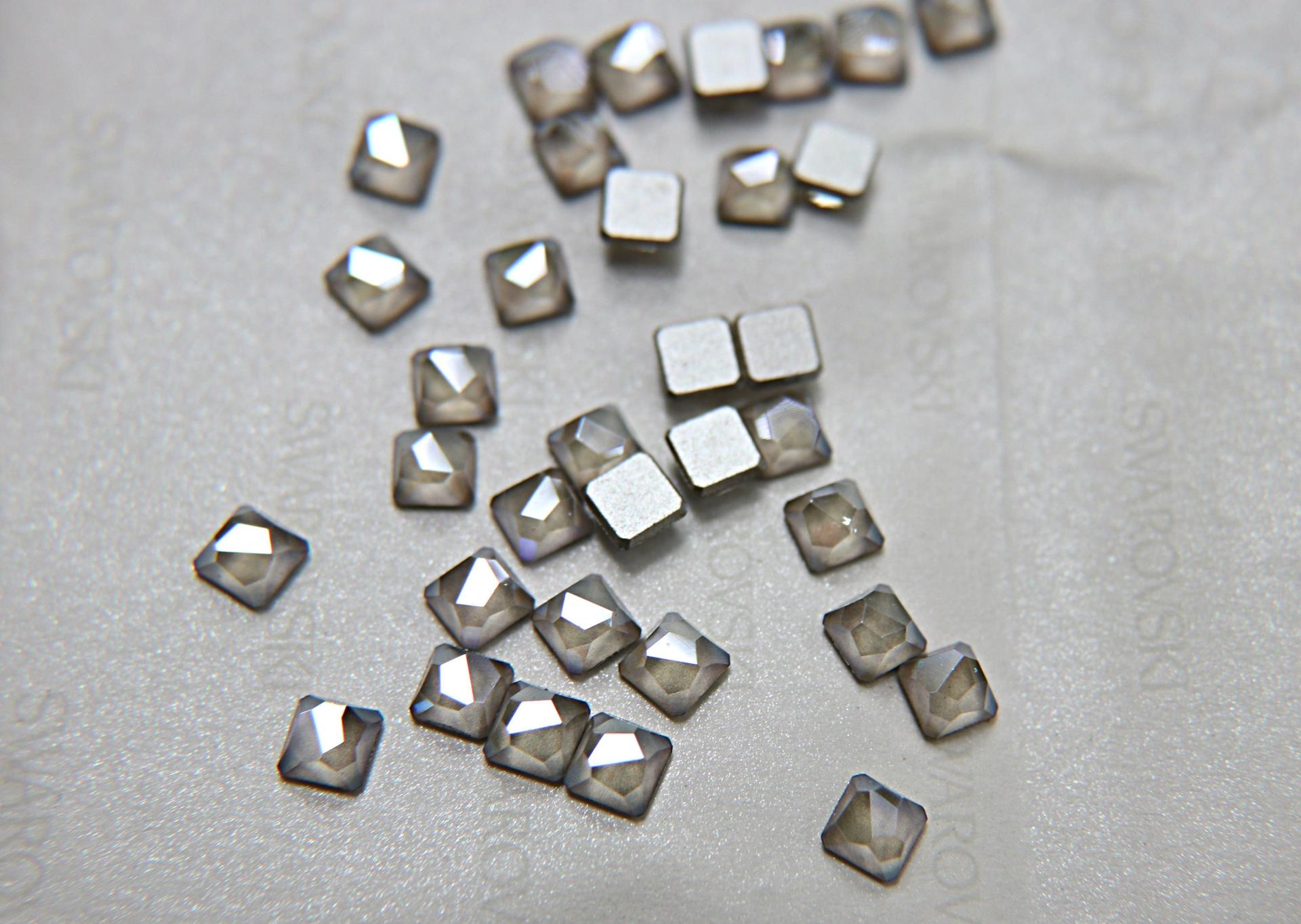 SWAROVSKI 6MM #4854 Space Cut Fancy Stone in 2 Colors 6/24/72/144 Pieces Nail art decoration, craft supplies, wedding decorations, sparkles