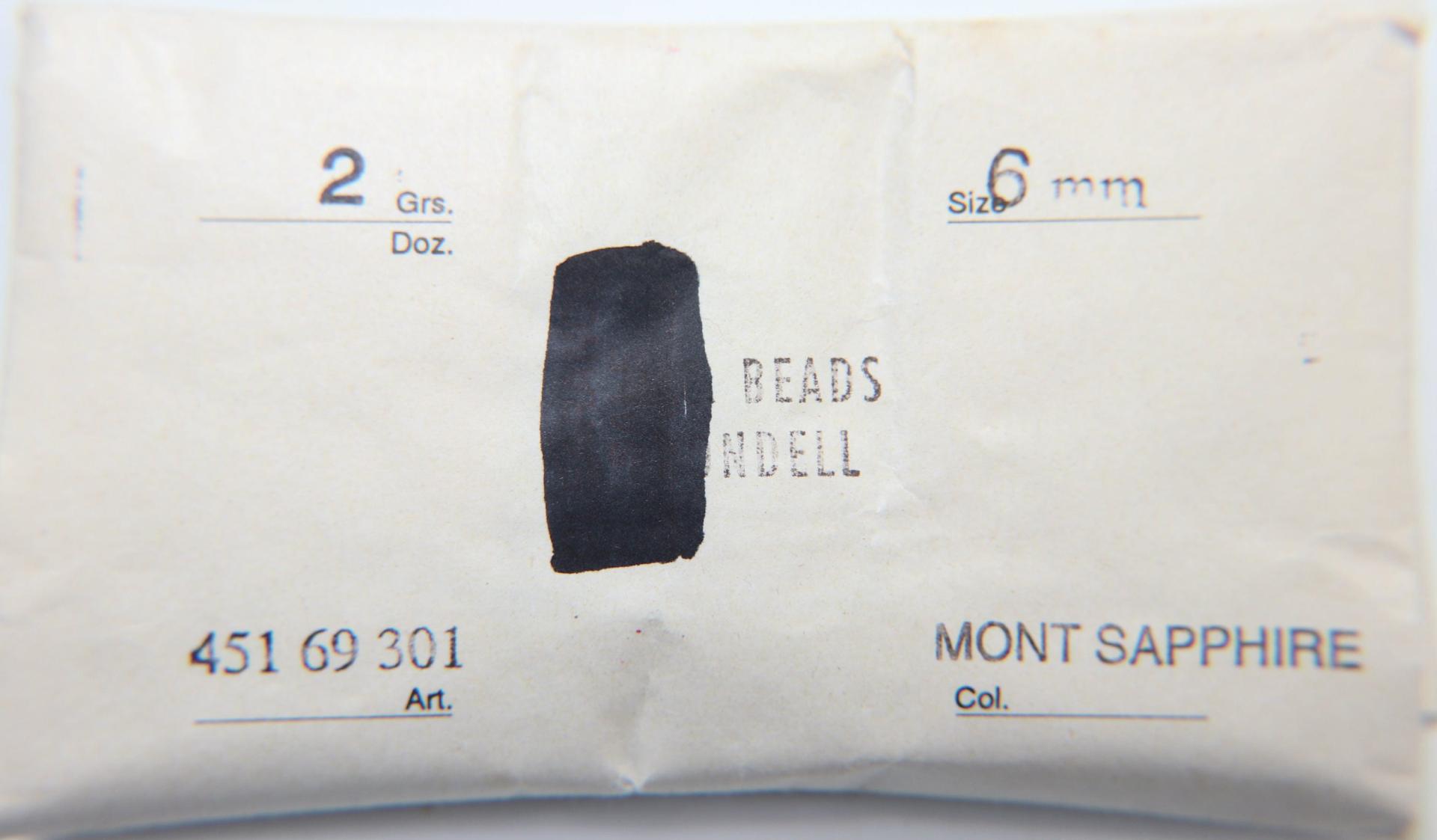 6 mm Montana Sapphire Preciosa Vintage Rare Bicones 12/36/72/144/288 Pieces jewelry supplies, vintage findings, Made in Czech Republic