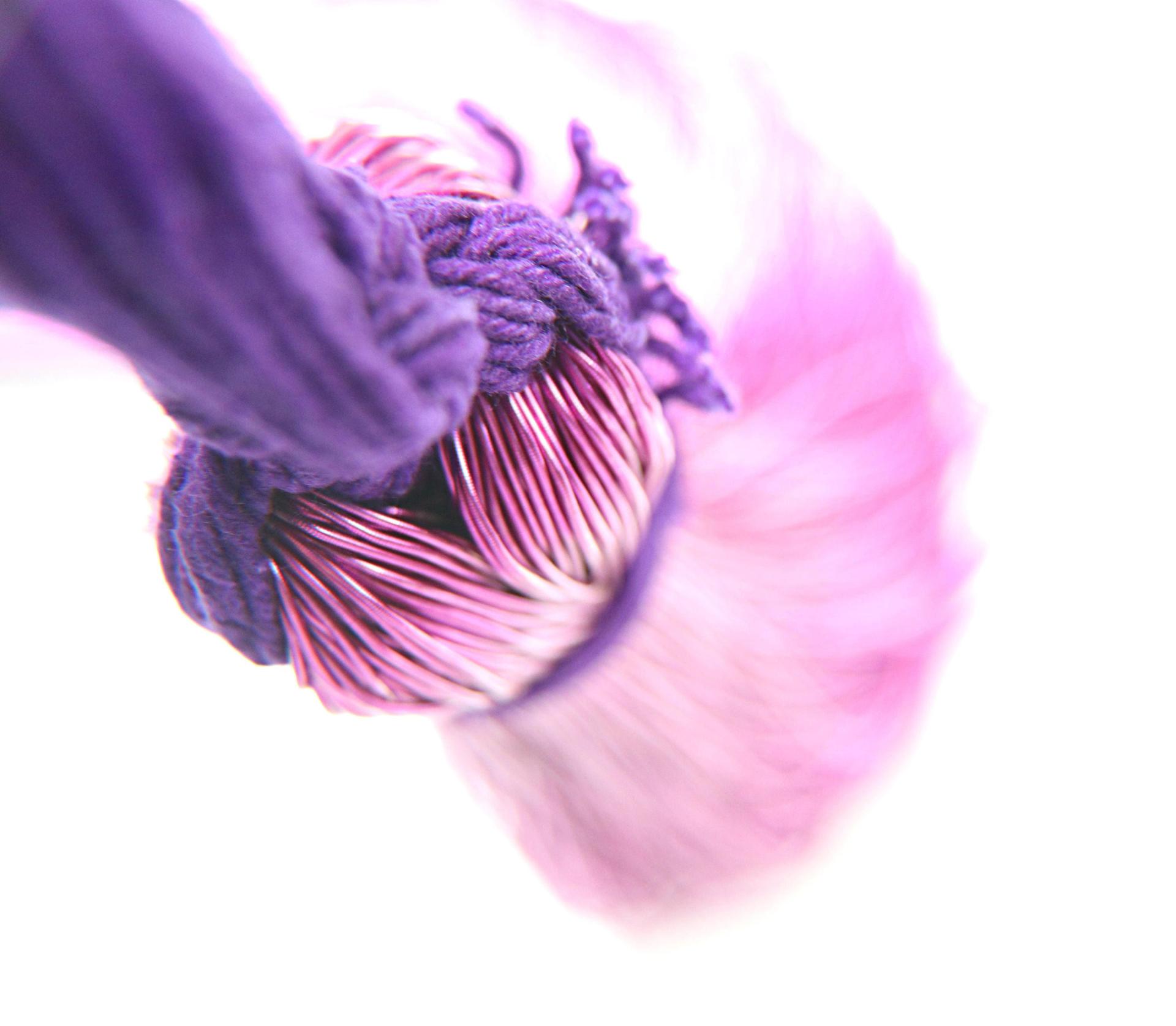 DARK VIOLET Metallic French Wire, Bullion Wire, Gimp Wire 50/100/200/400 Grams, Embroidery Haute Couture materials