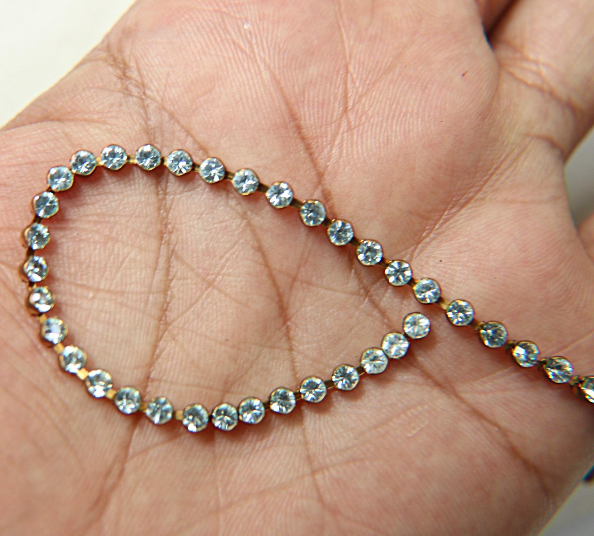 12 SS Swarovski Bezel Cup Chain 27000 in Light Azore 3mm Made in Austria 0.5/1/2/5 Meters Wedding Bridal Supplies|Jewelry Making|Decoration